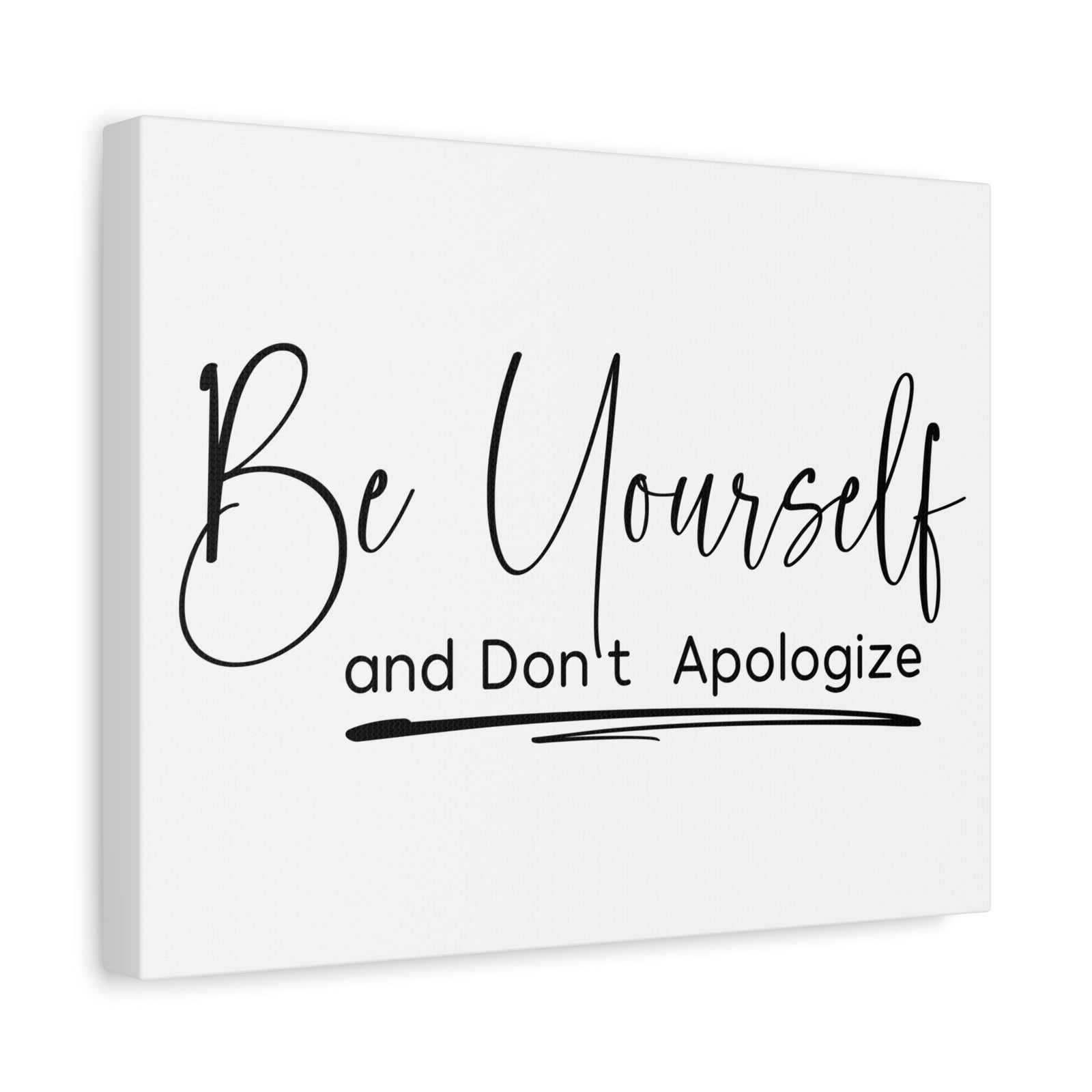 Inspirational Quote Canvas Be Yourself Wall Art Motivational Motto Inspiring Prints Artwork Decor Ready to Hang-Express Your Love Gifts
