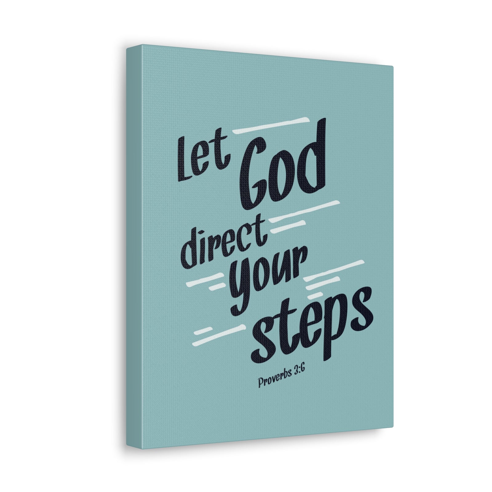Scripture Walls God Direct Your Steps Proverbs 3:6 Bible Verse Canvas Christian Wall Art Ready to Hang-Express Your Love Gifts