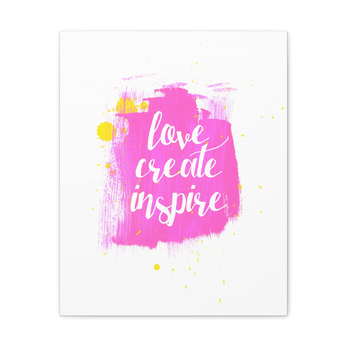 Inspirational Wall Art Love Create Inspire Motivation Wall Decor for Home Office Gym Inspiring Success Quote Print Ready to Hang-Express Your Love Gifts