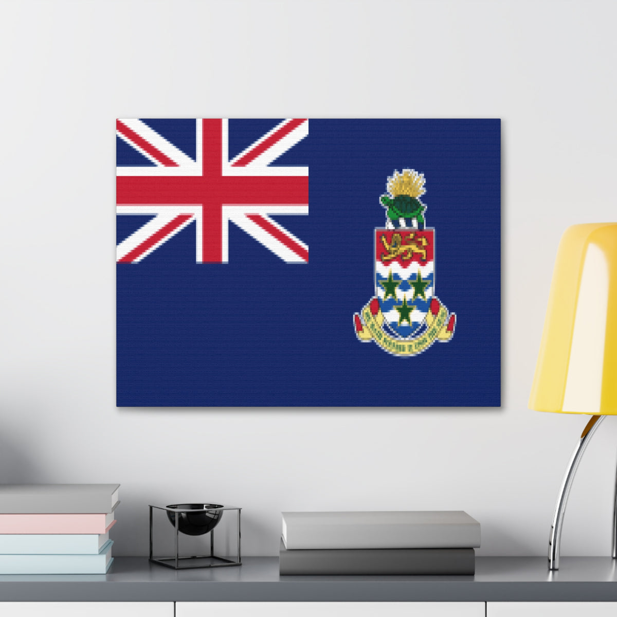 Cayman Islands Country Flag Canvas Vibrant Wall Art Unframed Home Decor-Express Your Love Gifts