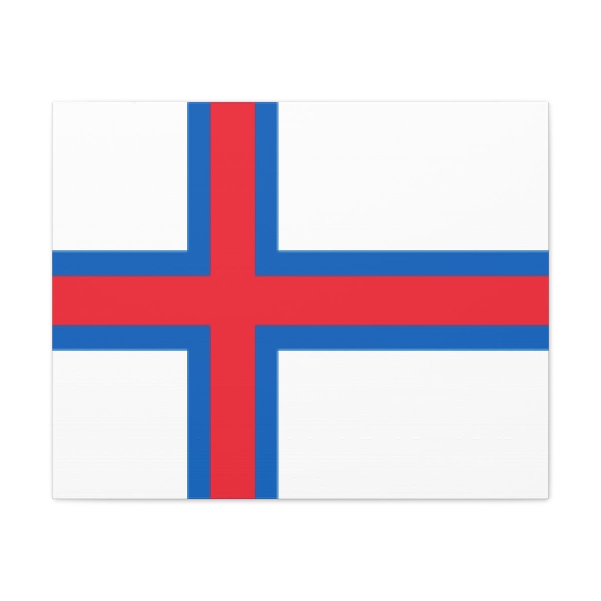 Faroe Islands Country Flag Canvas Vibrant Wall Art Unframed Home Decor-Express Your Love Gifts