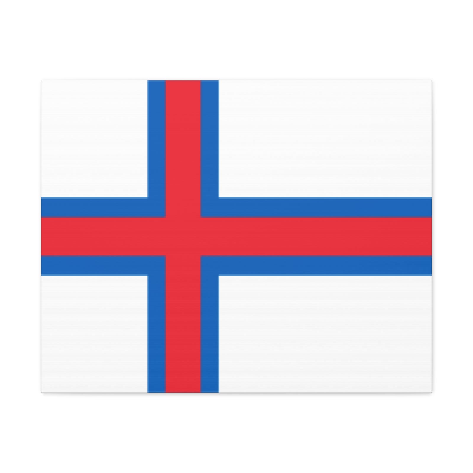 Faroe Islands Country Flag Canvas Vibrant Wall Art Unframed Home Decor-Express Your Love Gifts