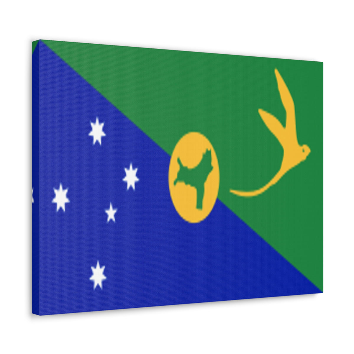 Christmas Island Country Flag Canvas Vibrant Wall Art Unframed Home Decor-Express Your Love Gifts