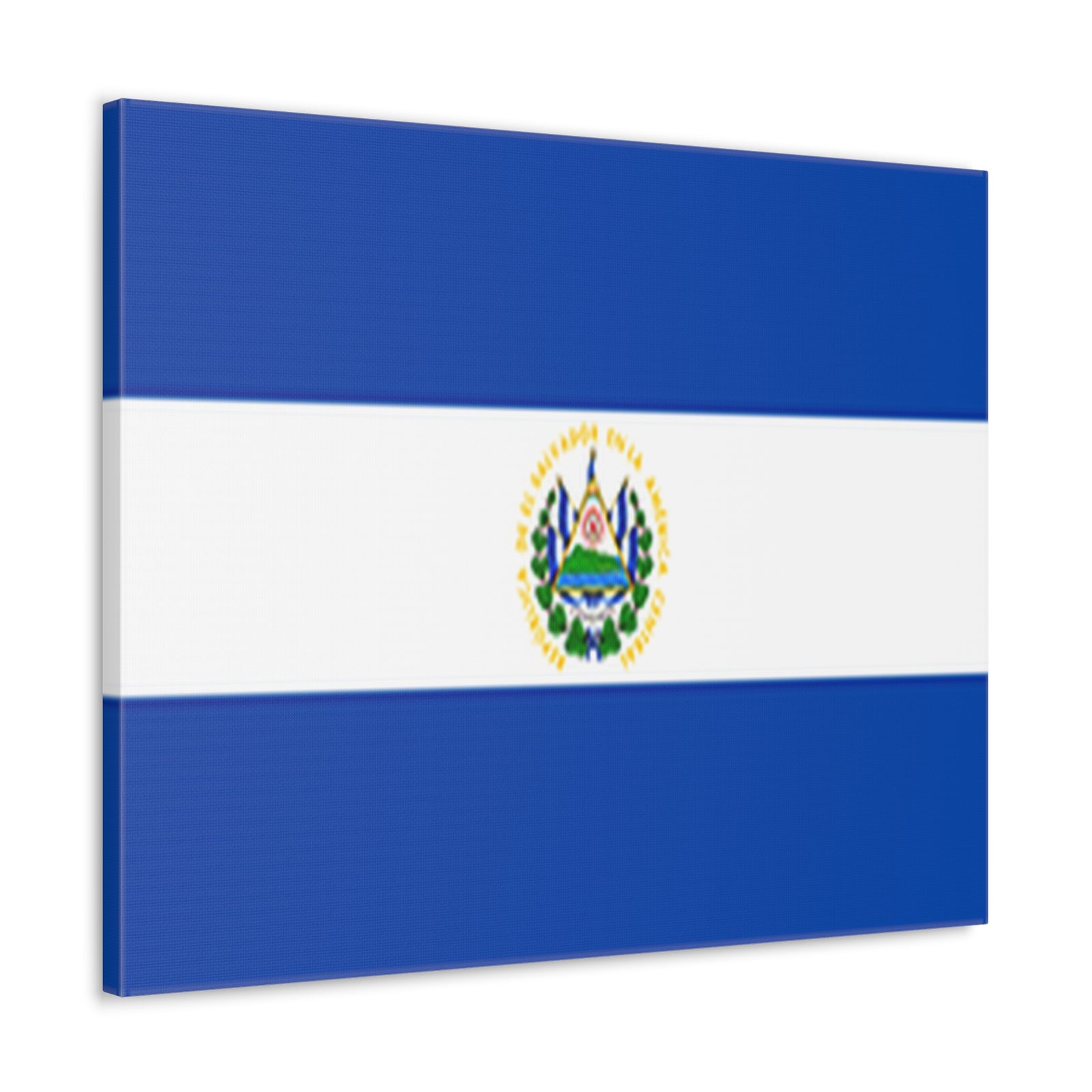 El Salvador Country Flag Canvas Vibrant Wall Art Unframed Home Decor-Express Your Love Gifts