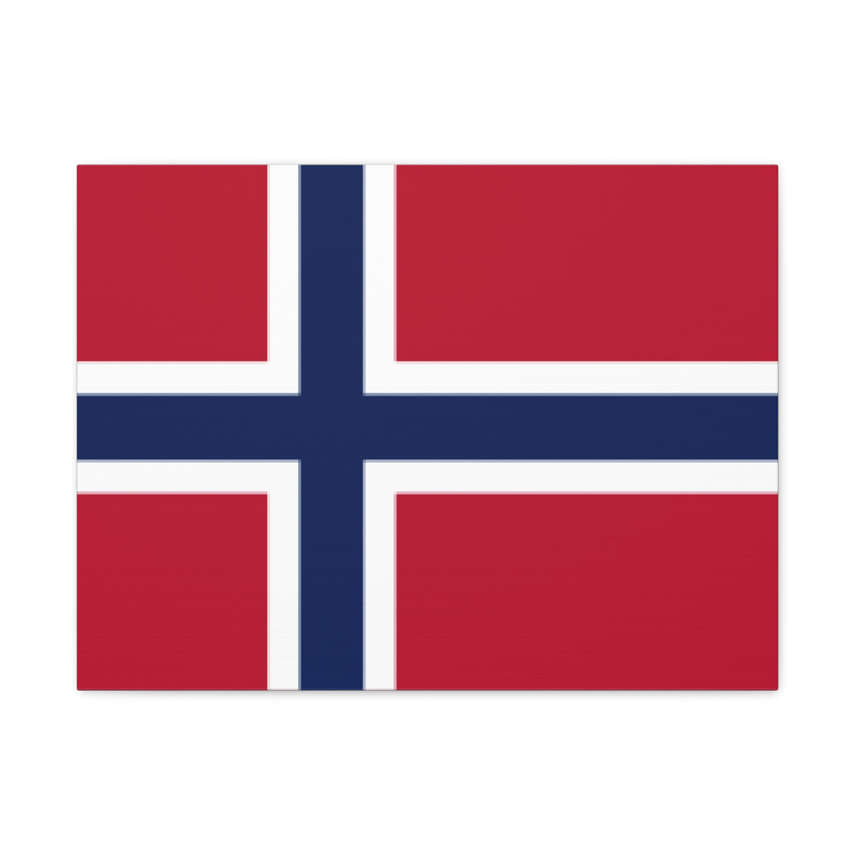 Svalbard and Jan Mayen Country Flag Canvas Vibrant Wall Art Unframed Home Decor-Express Your Love Gifts