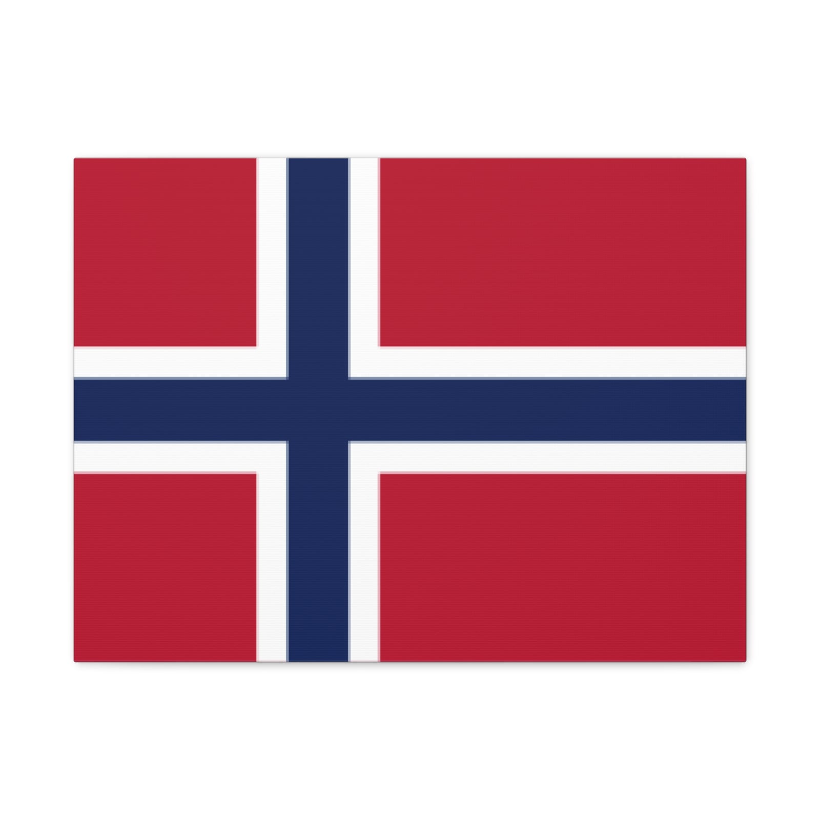 Svalbard and Jan Mayen Country Flag Canvas Vibrant Wall Art Unframed Home Decor-Express Your Love Gifts