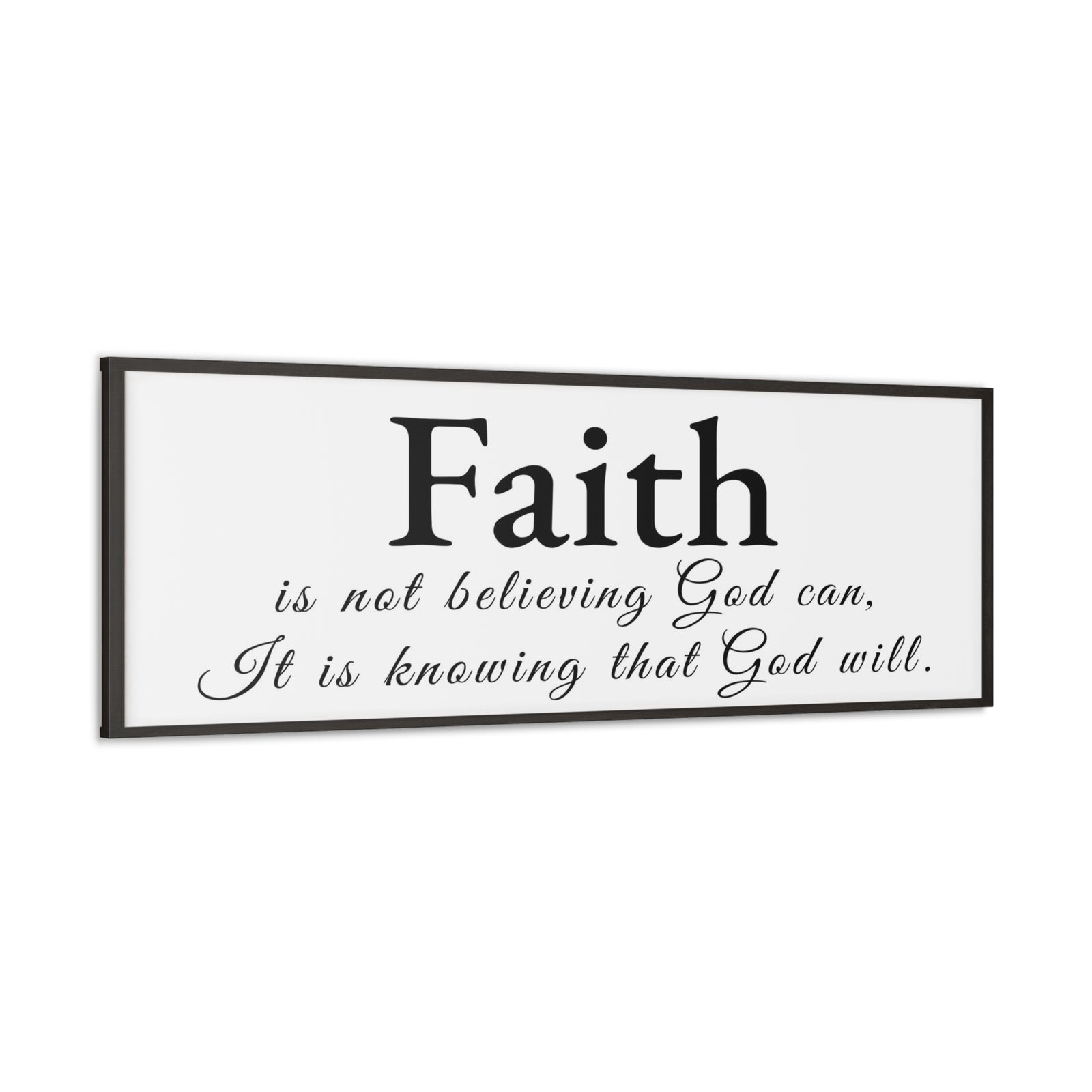 Scripture Walls Faith White Hebrews 11 Bible Verse Canvas Christian Wall Art Ready to Hang Unframed-Express Your Love Gifts