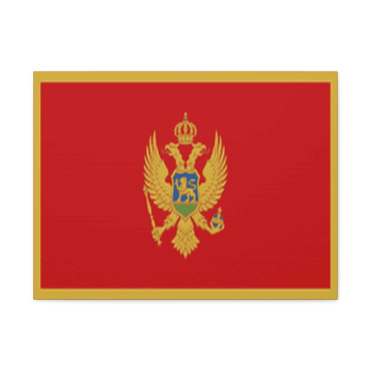 Montenegro Country Flag Canvas Vibrant Wall Art Unframed Home Decor-Express Your Love Gifts