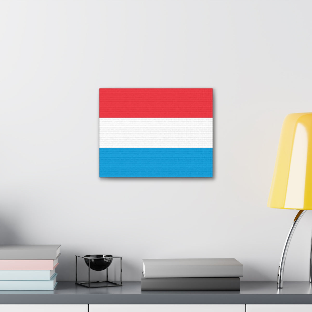 Luxembourg Country Flag Canvas Vibrant Wall Art Unframed Home Decor-Express Your Love Gifts