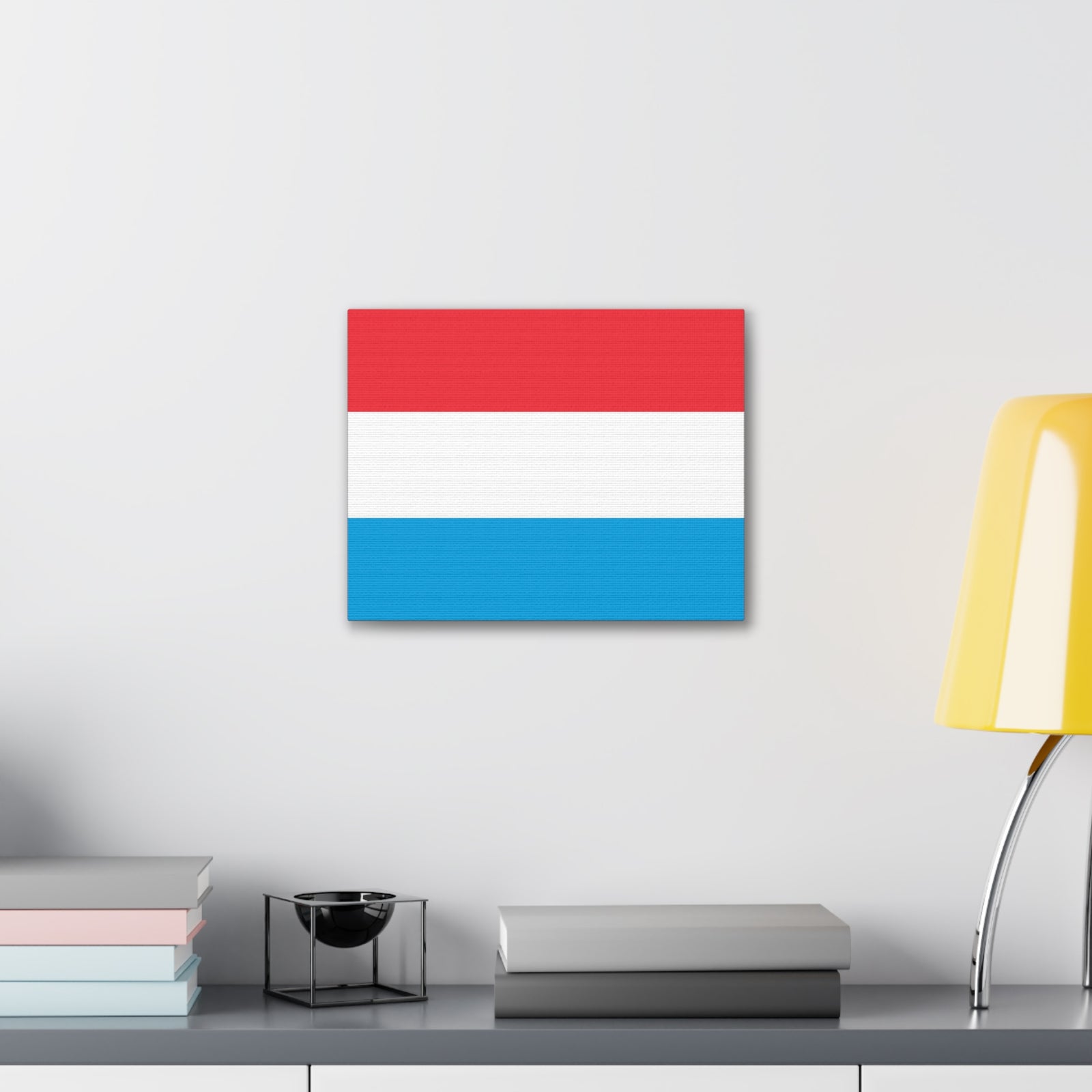 Luxembourg Country Flag Canvas Vibrant Wall Art Unframed Home Decor-Express Your Love Gifts