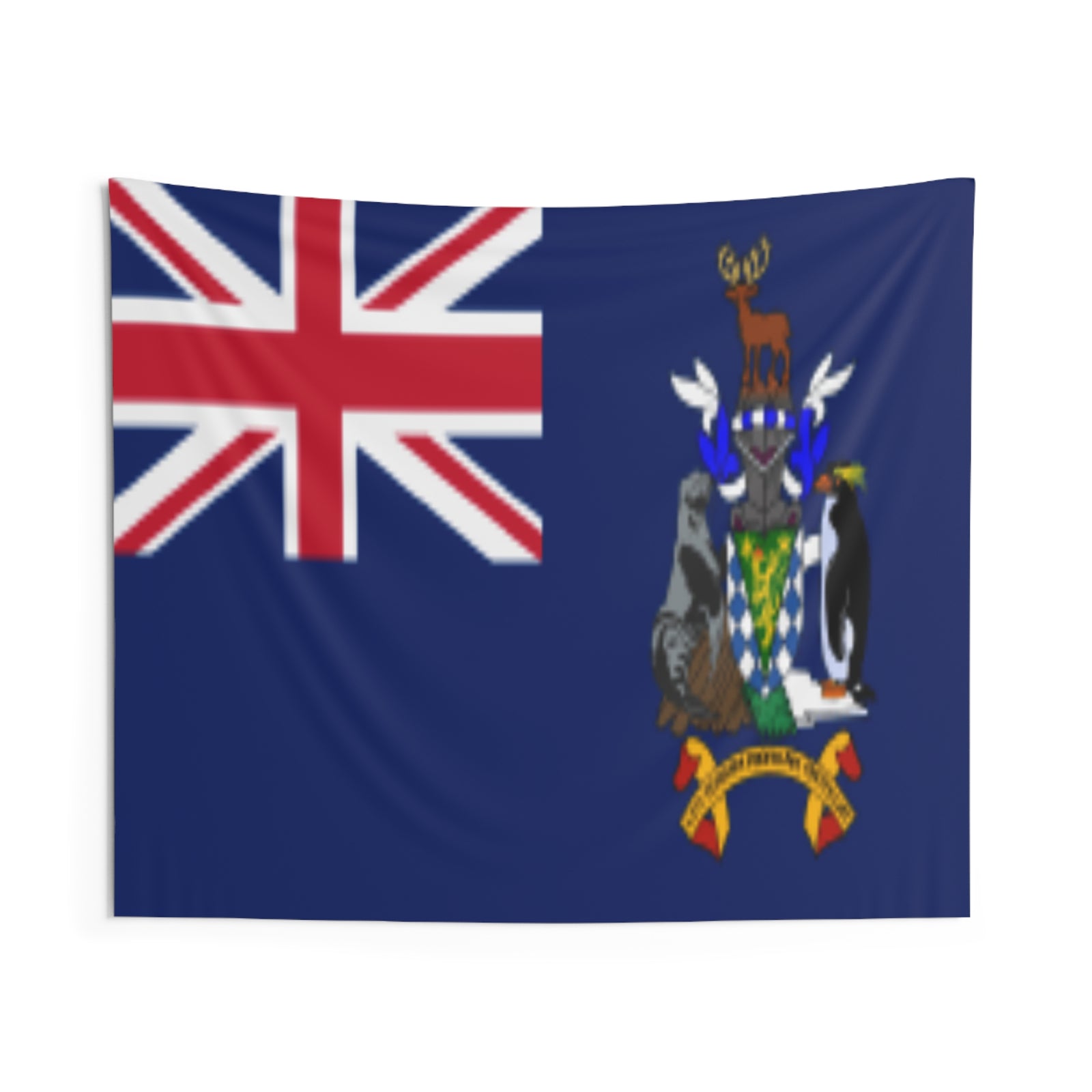 South Georgia Country Flag Wall Hanging Tapestry-Express Your Love Gifts