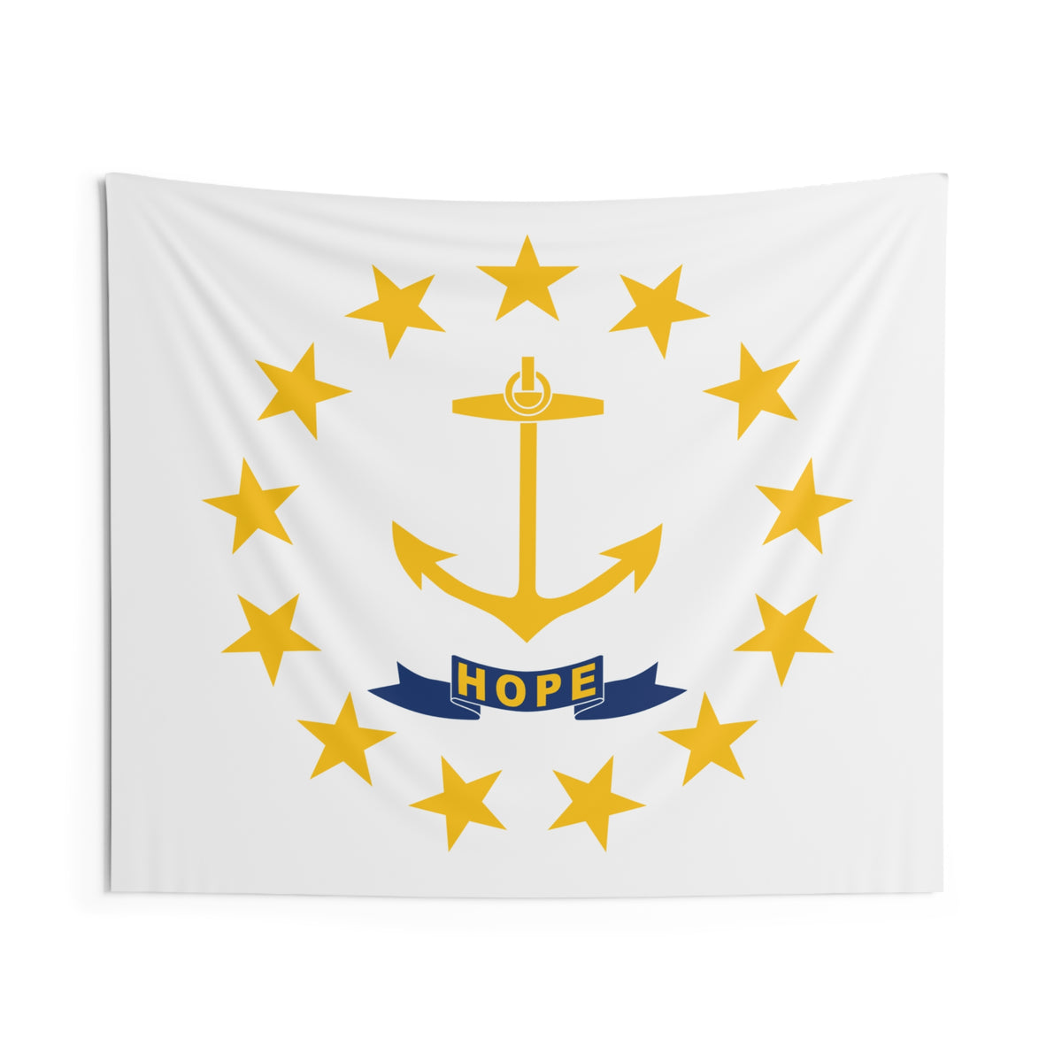 Rhode Island State Flag Wall Hanging Tapestry-Express Your Love Gifts