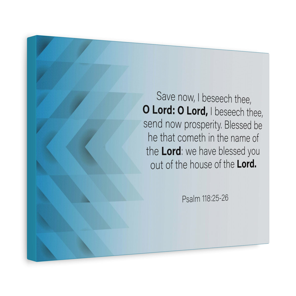 Bible Verse Canvas Save Now Psalm 118:25-26 Wall Art Christian Home Decor-Express Your Love Gifts