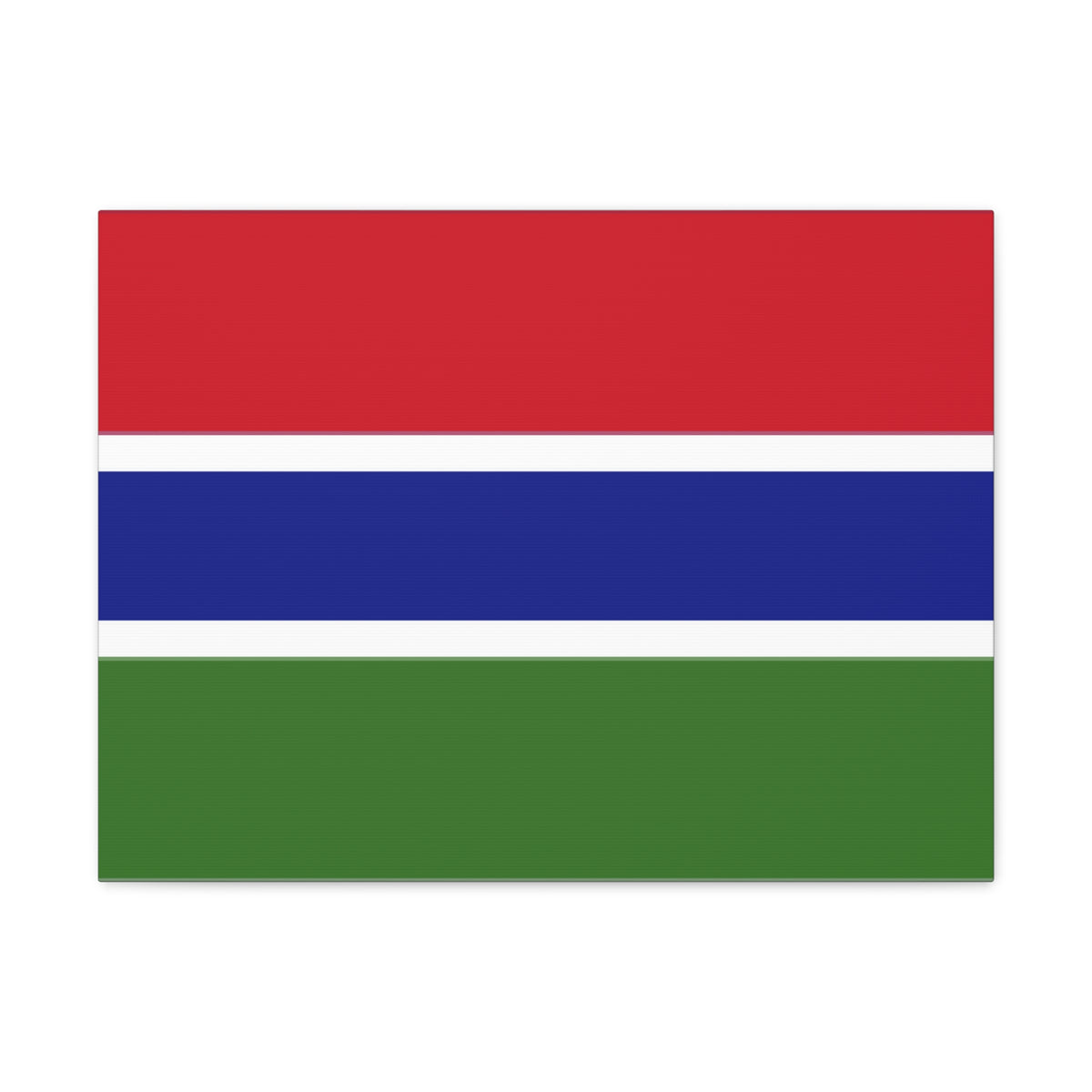 Gambia Country Flag Canvas Vibrant Wall Art Unframed Home Decor-Express Your Love Gifts