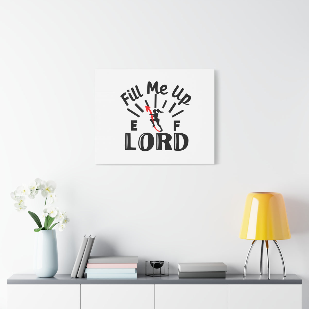 Scripture Walls Fill Me Up Lord Psalm 42:1 Christian Wall Art Print Ready to Hang-Express Your Love Gifts