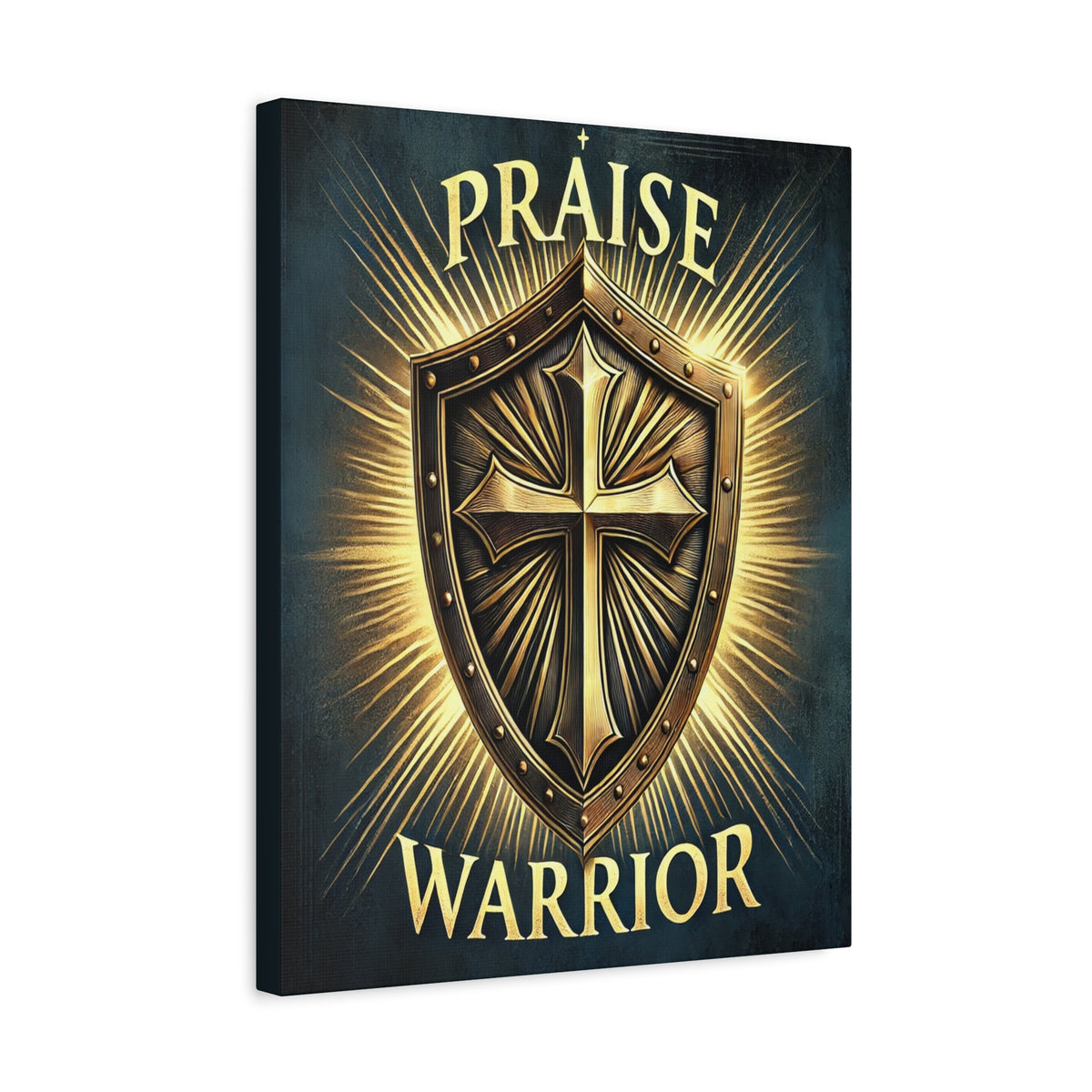 Scripture Walls Praise Warrior Psalm 149 Bible Verse Canvas Christian Wall Art Ready to Hang Unframed-Express Your Love Gifts