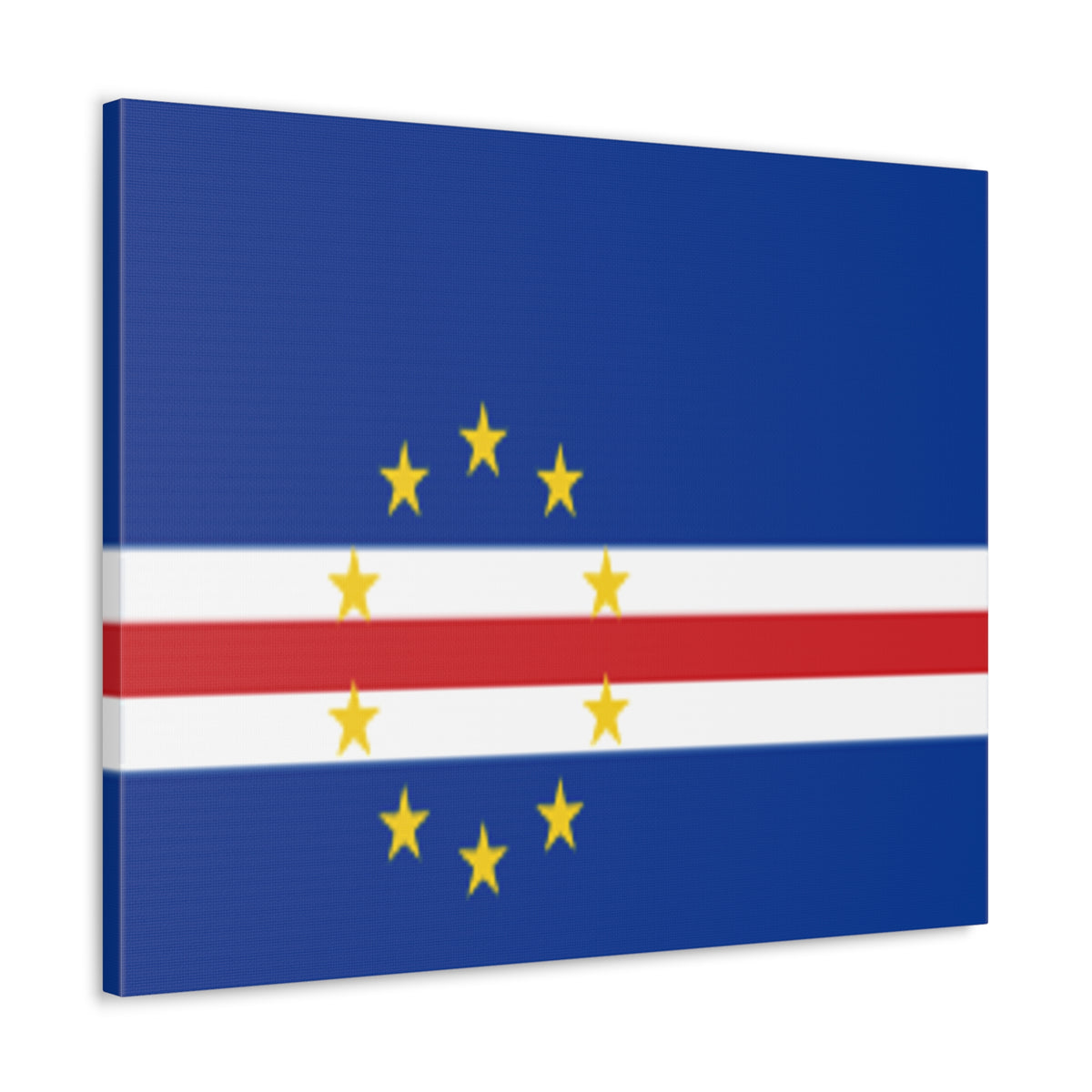 Cape Verde Country Flag Canvas Vibrant Wall Art Unframed Home Decor-Express Your Love Gifts