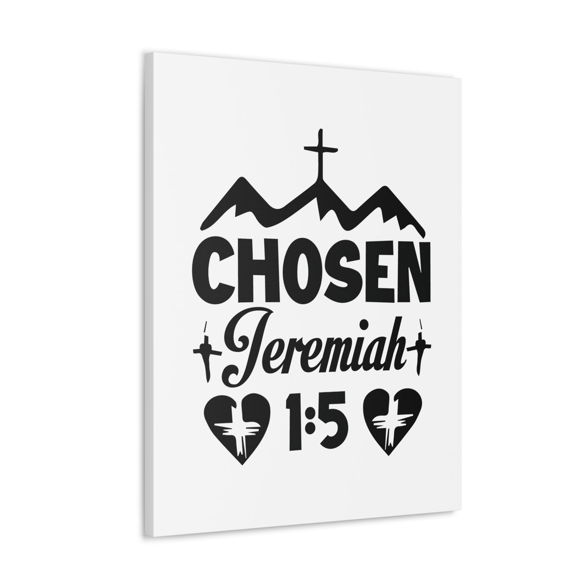 Scripture Walls Jeremiah 1:5 Chosen Bible Verse Canvas Christian Wall Art Ready to Hang Unframed-Express Your Love Gifts