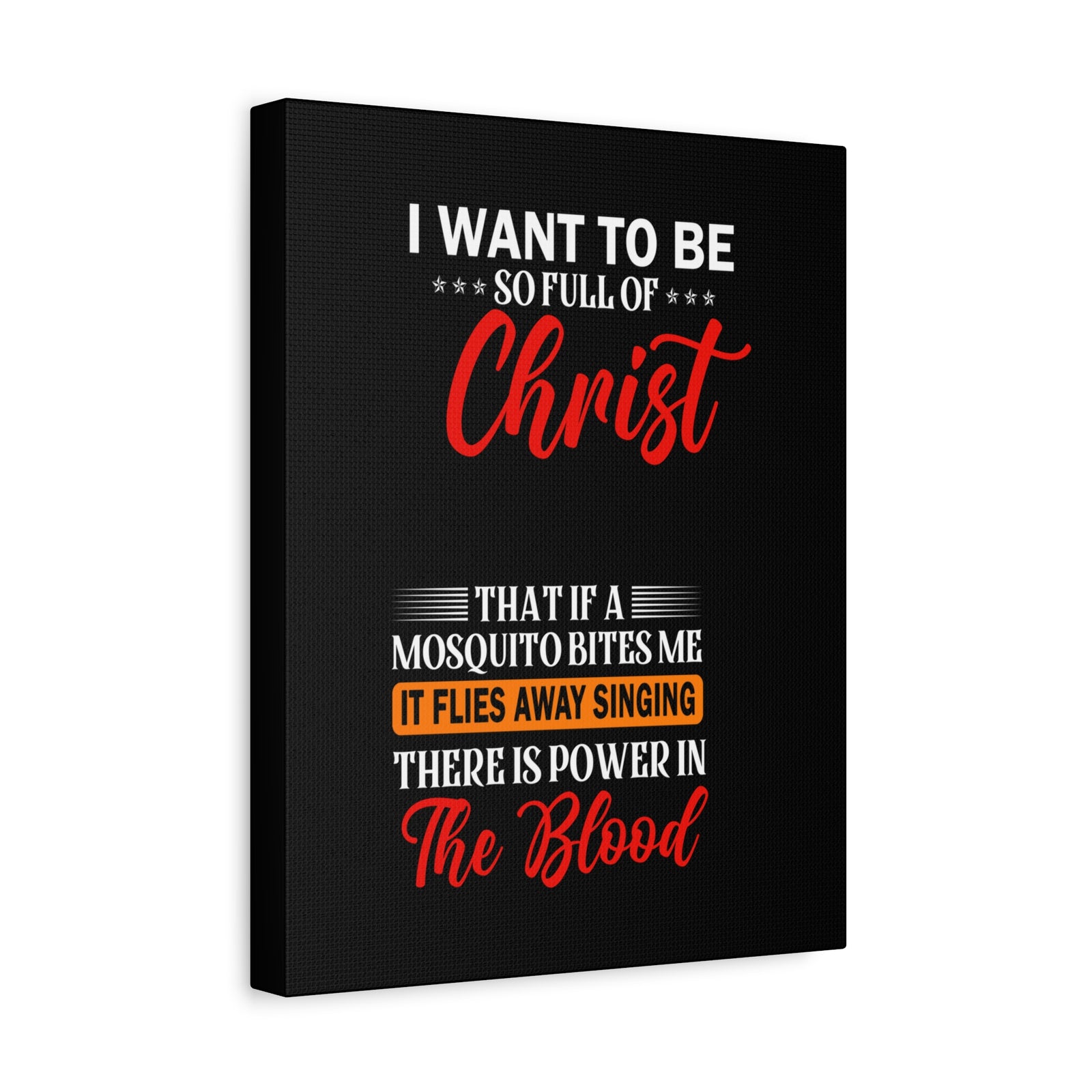 Full of Christ Inspirational Christian Canvas Wall Art-Express Your Love Gifts