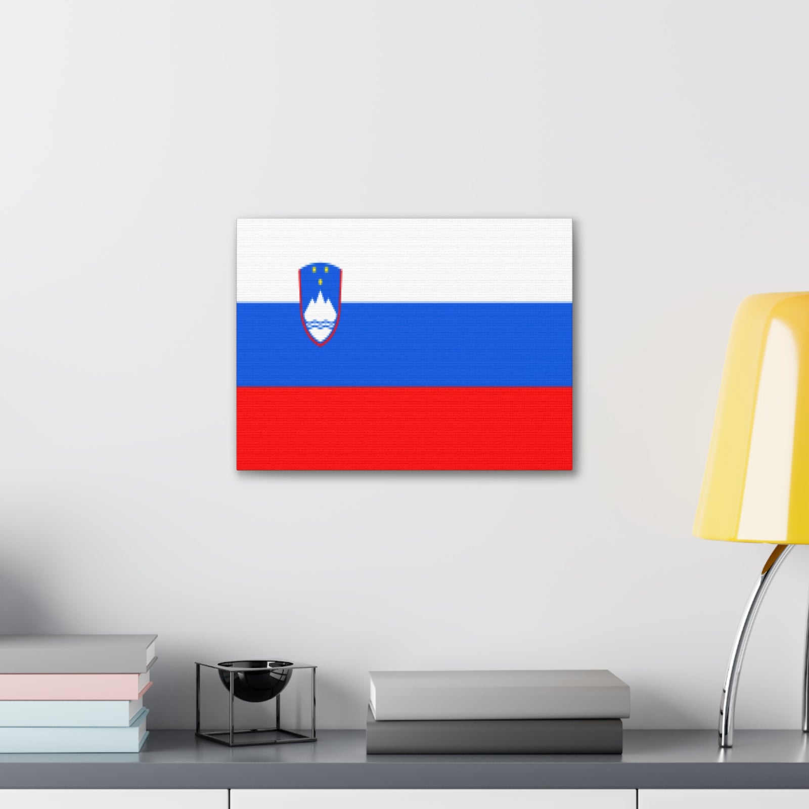 Slovenia Country Flag Canvas Vibrant Wall Art Unframed Home Decor-Express Your Love Gifts