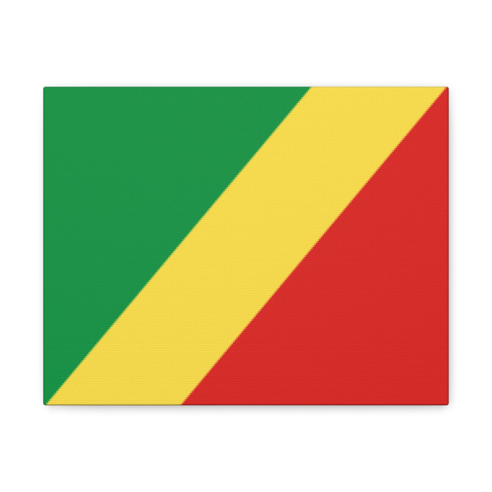 Republic of the Congo Country Flag Canvas Vibrant Wall Art Unframed Home Decor-Express Your Love Gifts