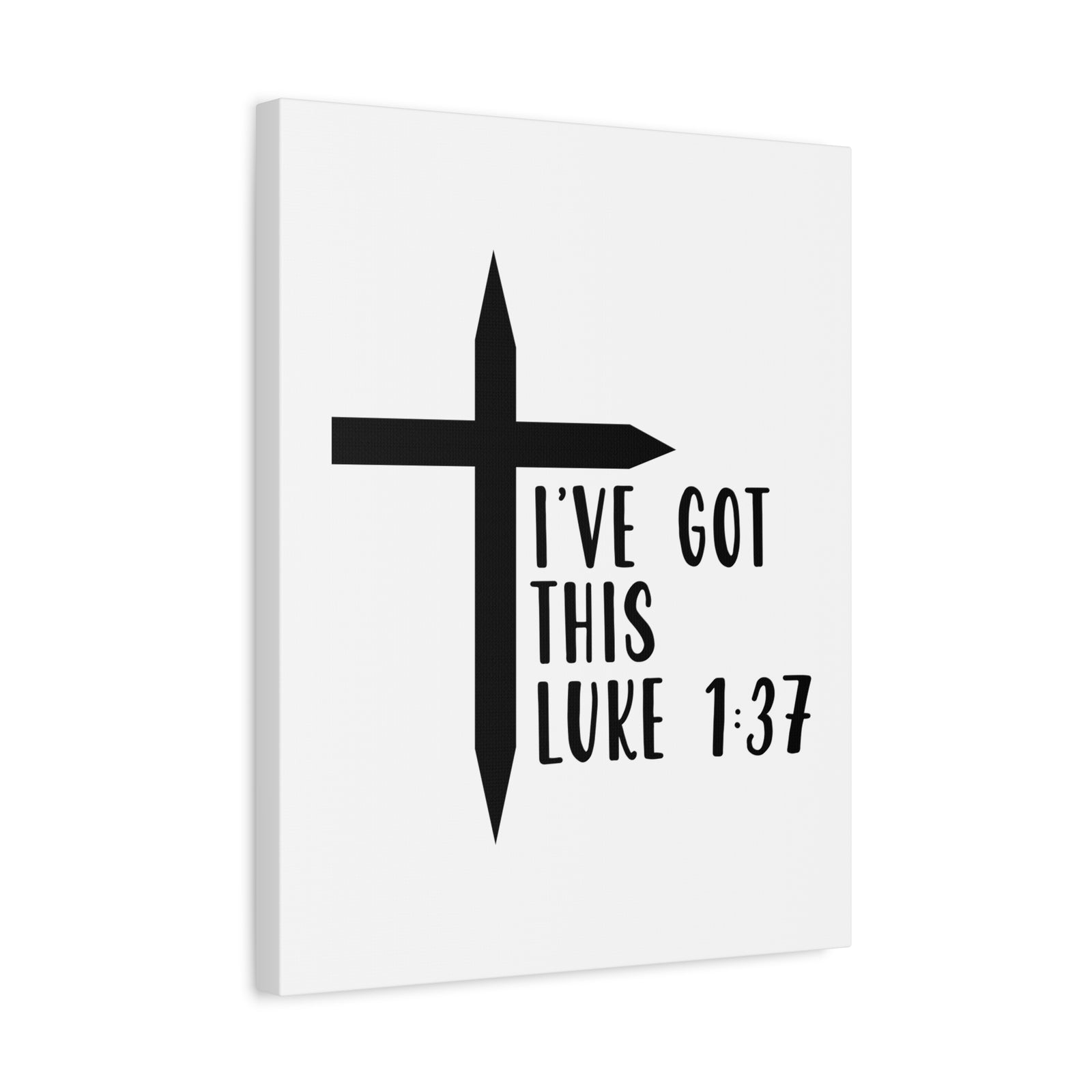 Scripture Walls Luke 1:37 I've Got This Bible Verse Canvas Christian Wall Art Ready to Hang Unframed-Express Your Love Gifts