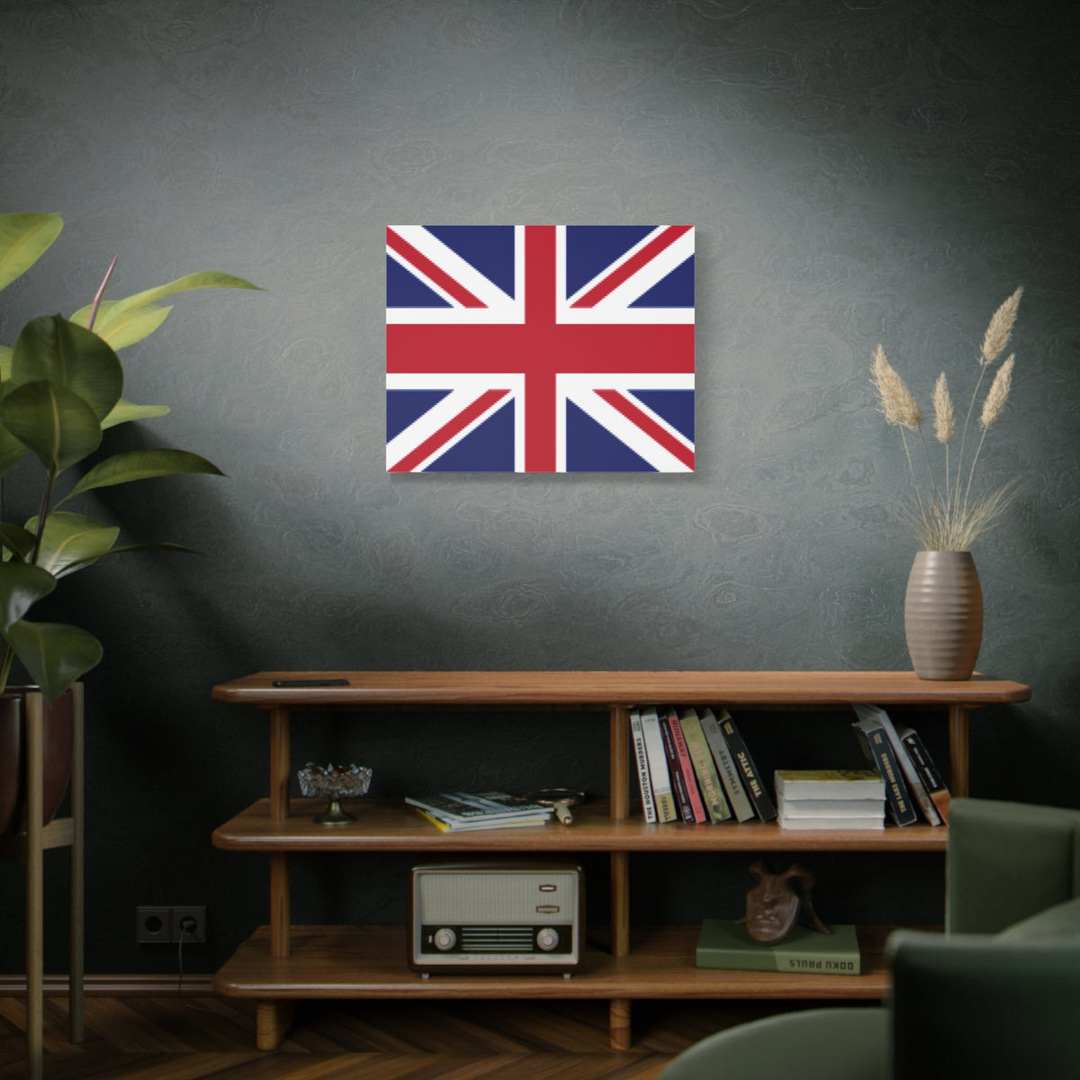 United Kingdom Country Flag Canvas Vibrant Wall Art Unframed Home Decor-Express Your Love Gifts