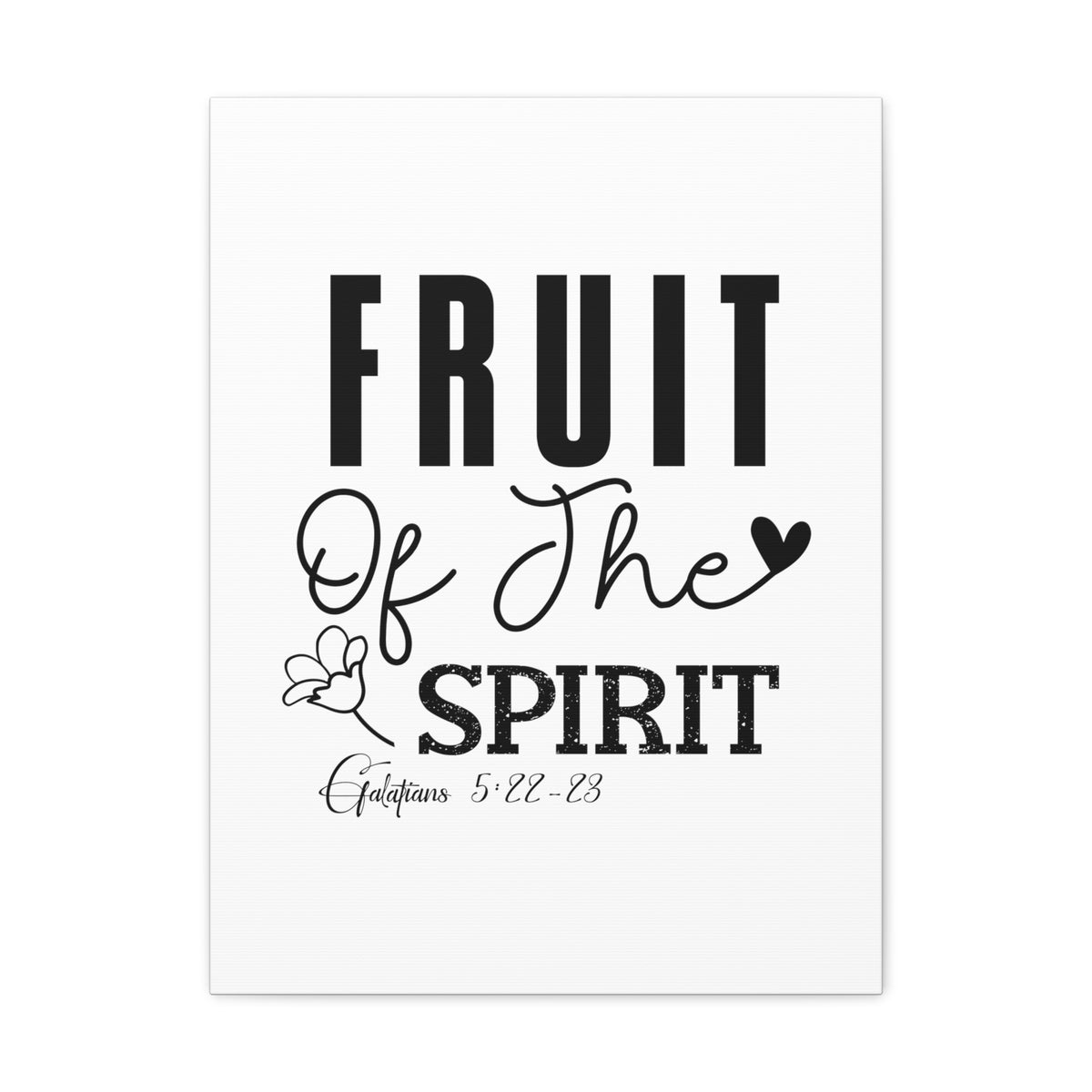Scripture Walls Galatians 5:22-23 Fruit of the Spirit Bible Verse Canvas Christian Wall Art Ready to Hang Unframed-Express Your Love Gifts