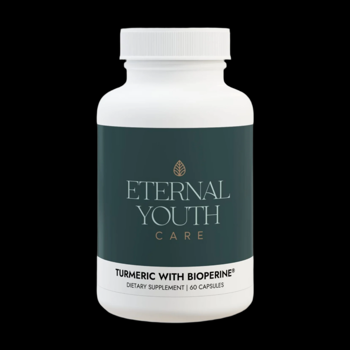 Eternal Youth Turmeric with BioPerine Antioxidant & Recovery Support Non-GMO, Vegan (60 Capsules)-Express Your Love Gifts