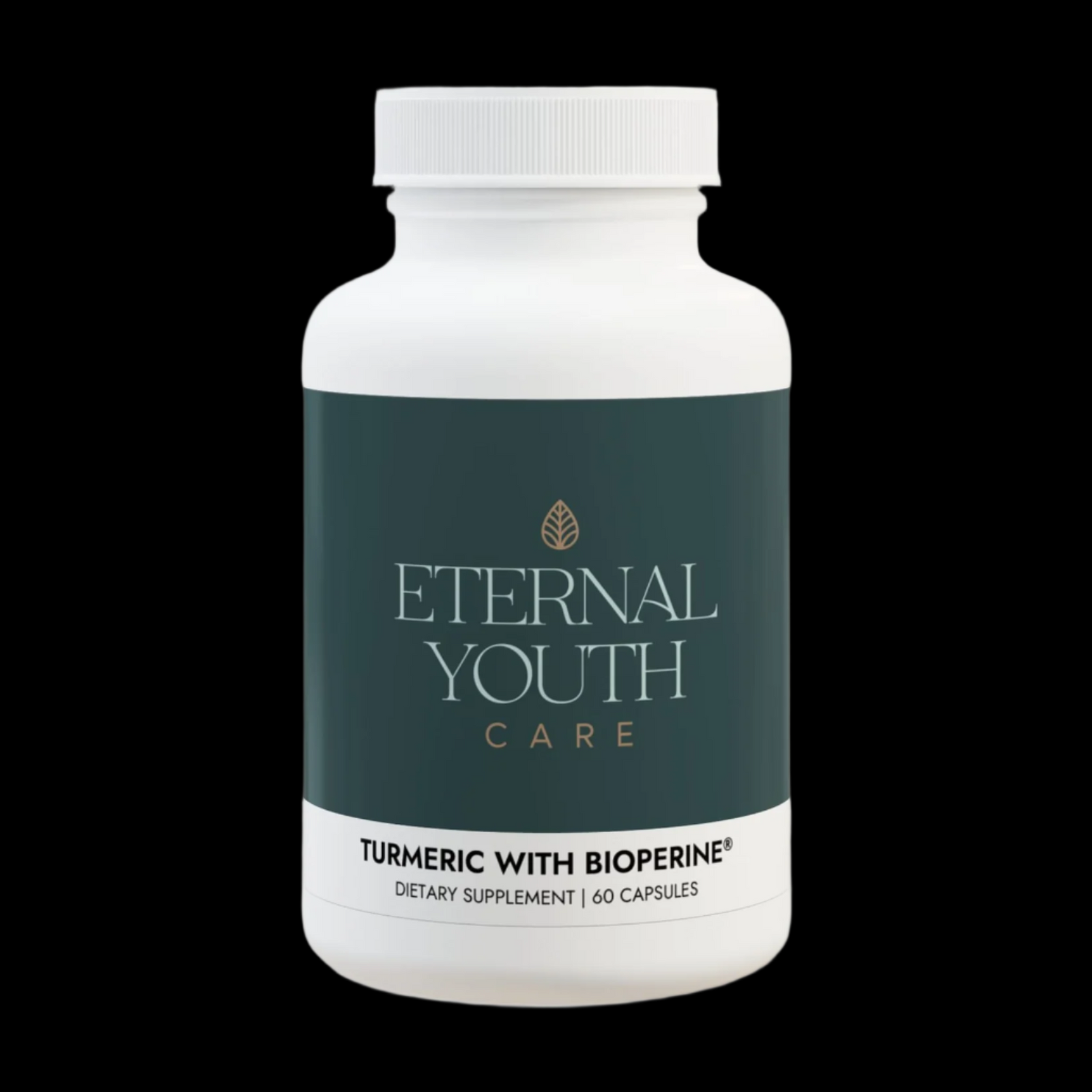 Eternal Youth Turmeric with BioPerine Antioxidant & Recovery Support Non-GMO, Vegan (60 Capsules)-Express Your Love Gifts