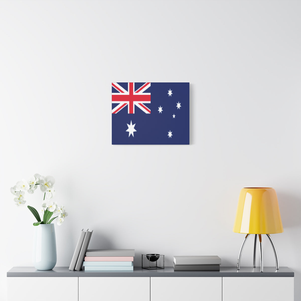 Australia Country Flag Canvas Vibrant Wall Art Unframed Home Decor-Express Your Love Gifts