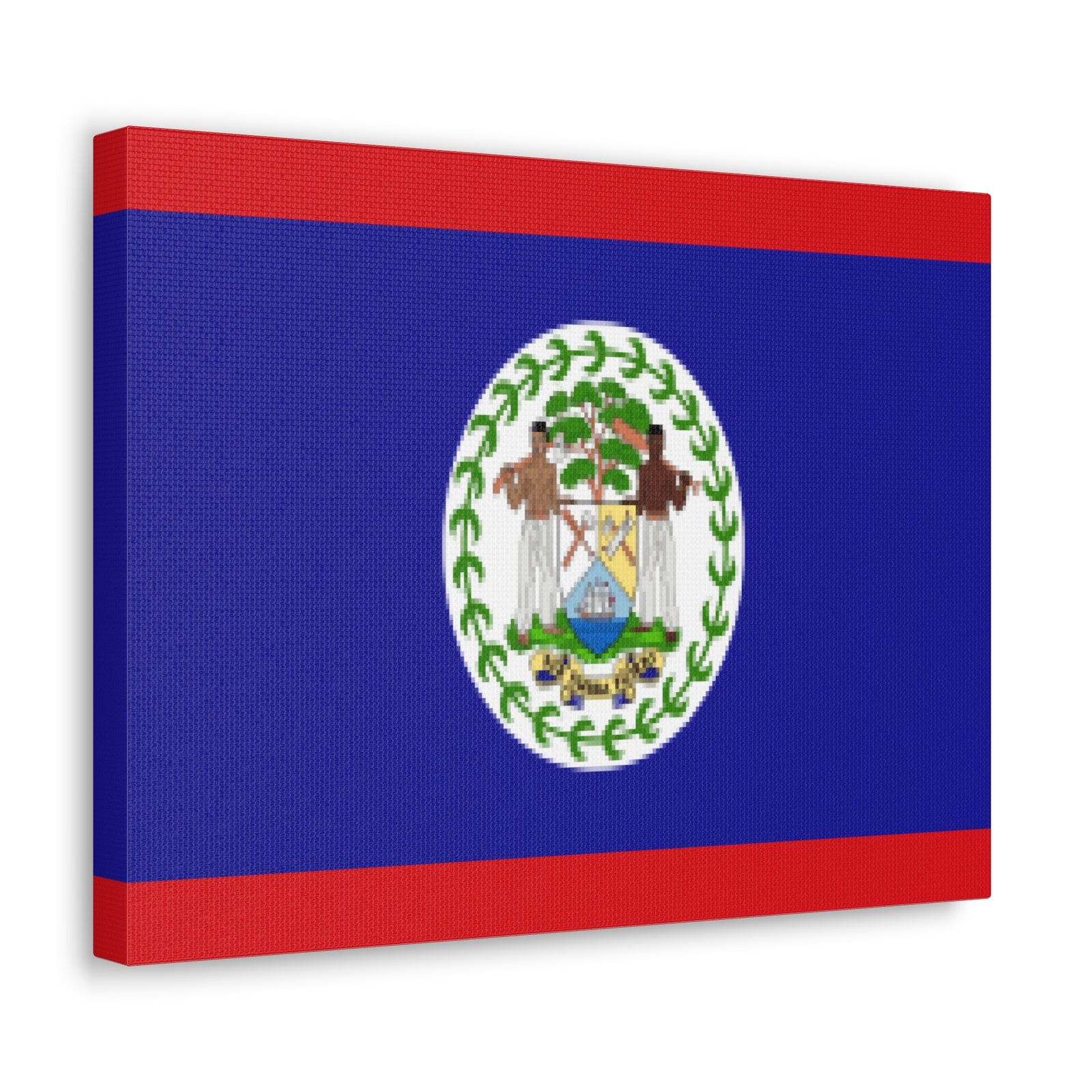 Belize Country Flag Canvas Vibrant Wall Art Unframed Home Decor-Express Your Love Gifts