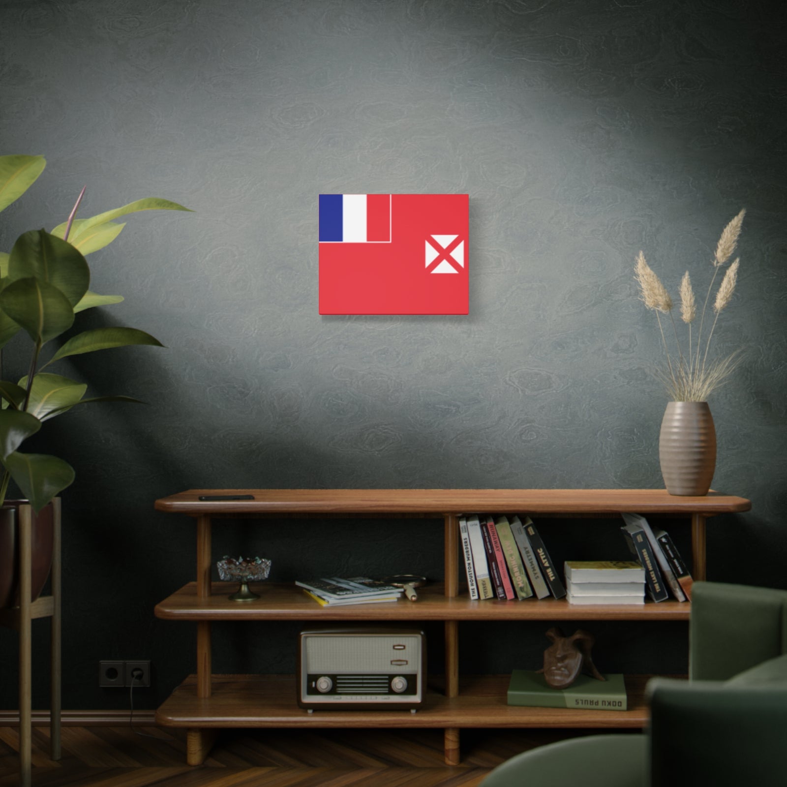 Wallis and Futuna Country Flag Canvas Vibrant Wall Art Unframed Home Decor-Express Your Love Gifts