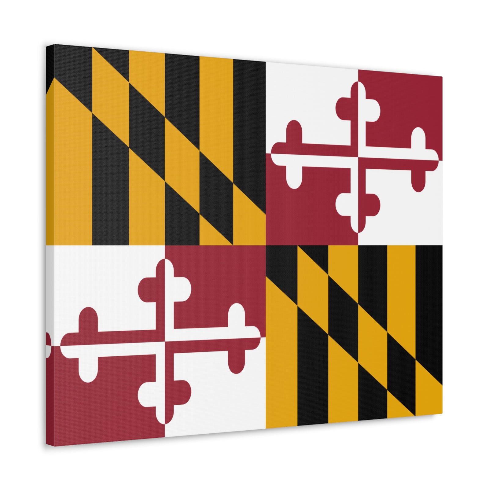 Maryland Stage Flag Canvas Vibrant Wall Art Unframed Home Decor-Express Your Love Gifts