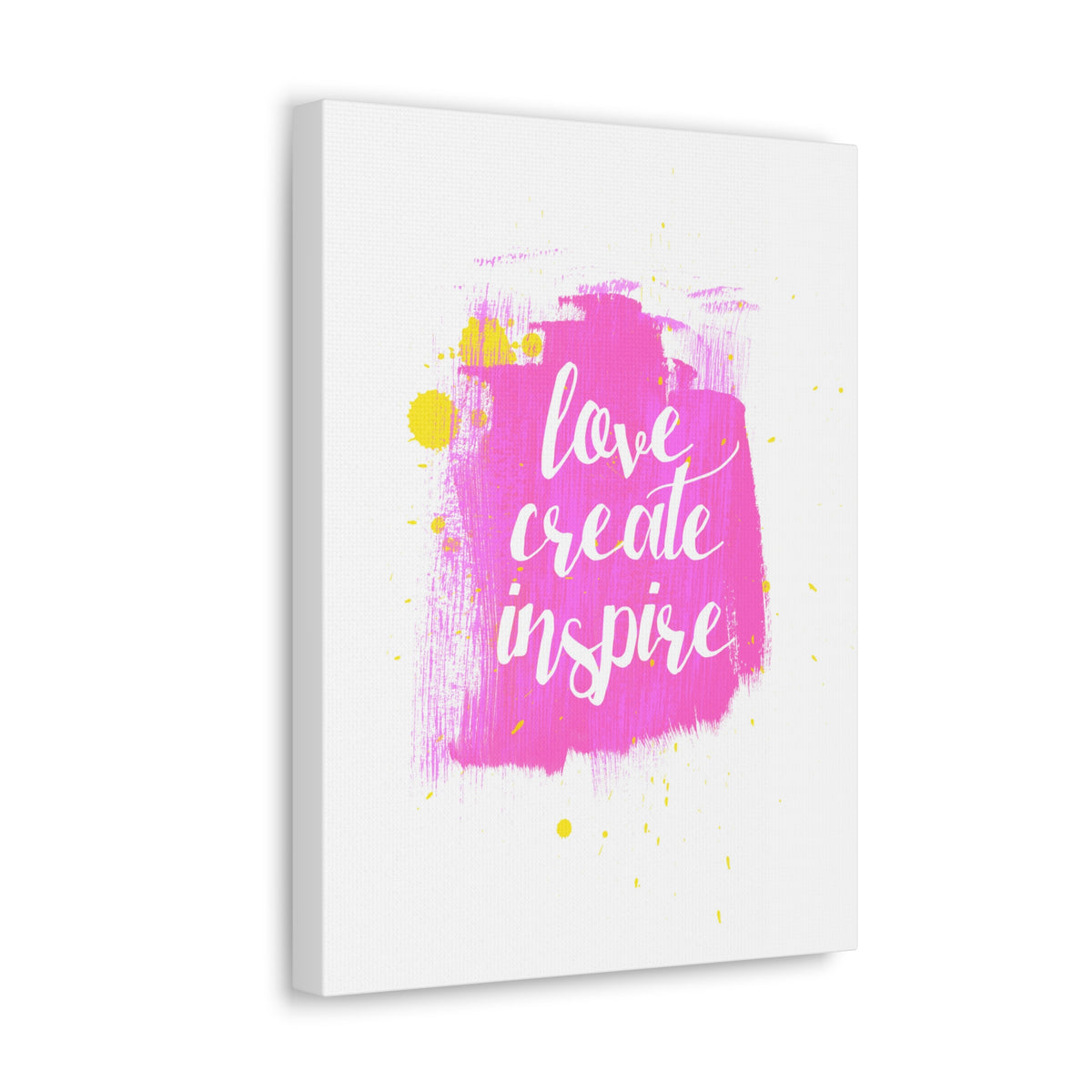 Inspirational Wall Art Love Create Inspire Motivation Wall Decor for Home Office Gym Inspiring Success Quote Print Ready to Hang-Express Your Love Gifts