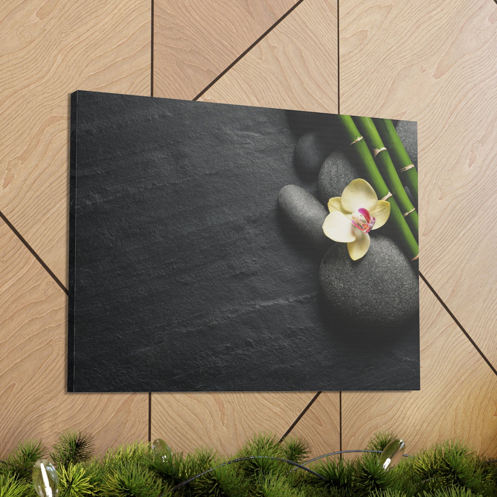 Beautiful Orchid Flower Forest Floral Nature Photography Canvas Wall Art for Home Decor Ready-to-Hang-Express Your Love Gifts