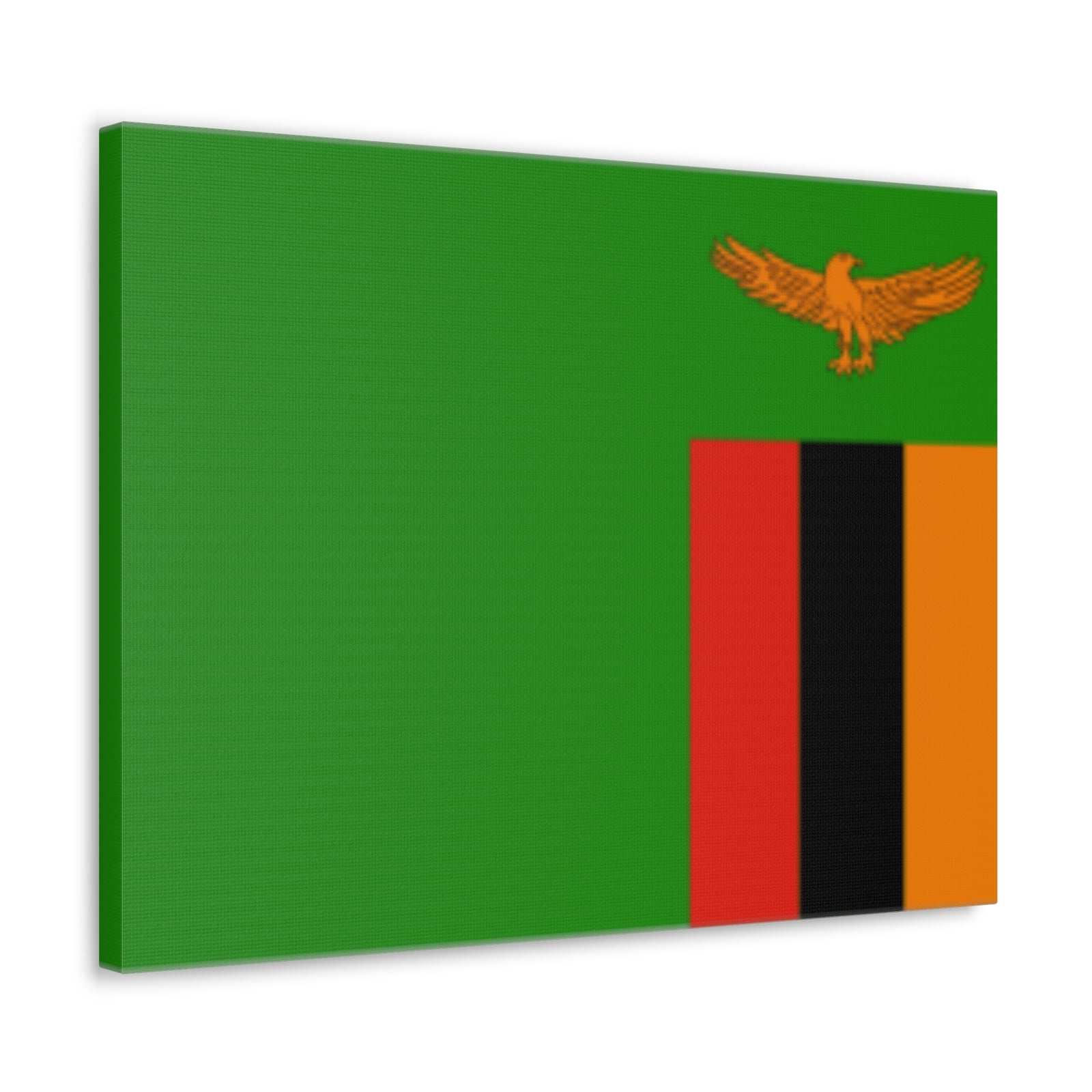 Zambia Country Flag Canvas Vibrant Wall Art Unframed Home Decor-Express Your Love Gifts