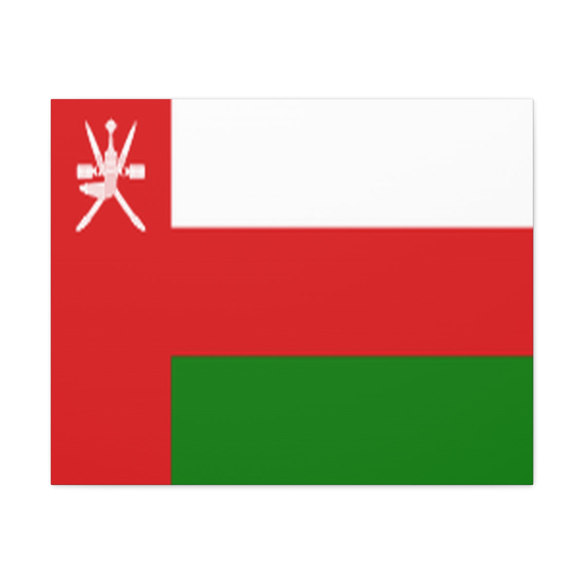Oman Country Flag Canvas Vibrant Wall Art Unframed Home Decor-Express Your Love Gifts