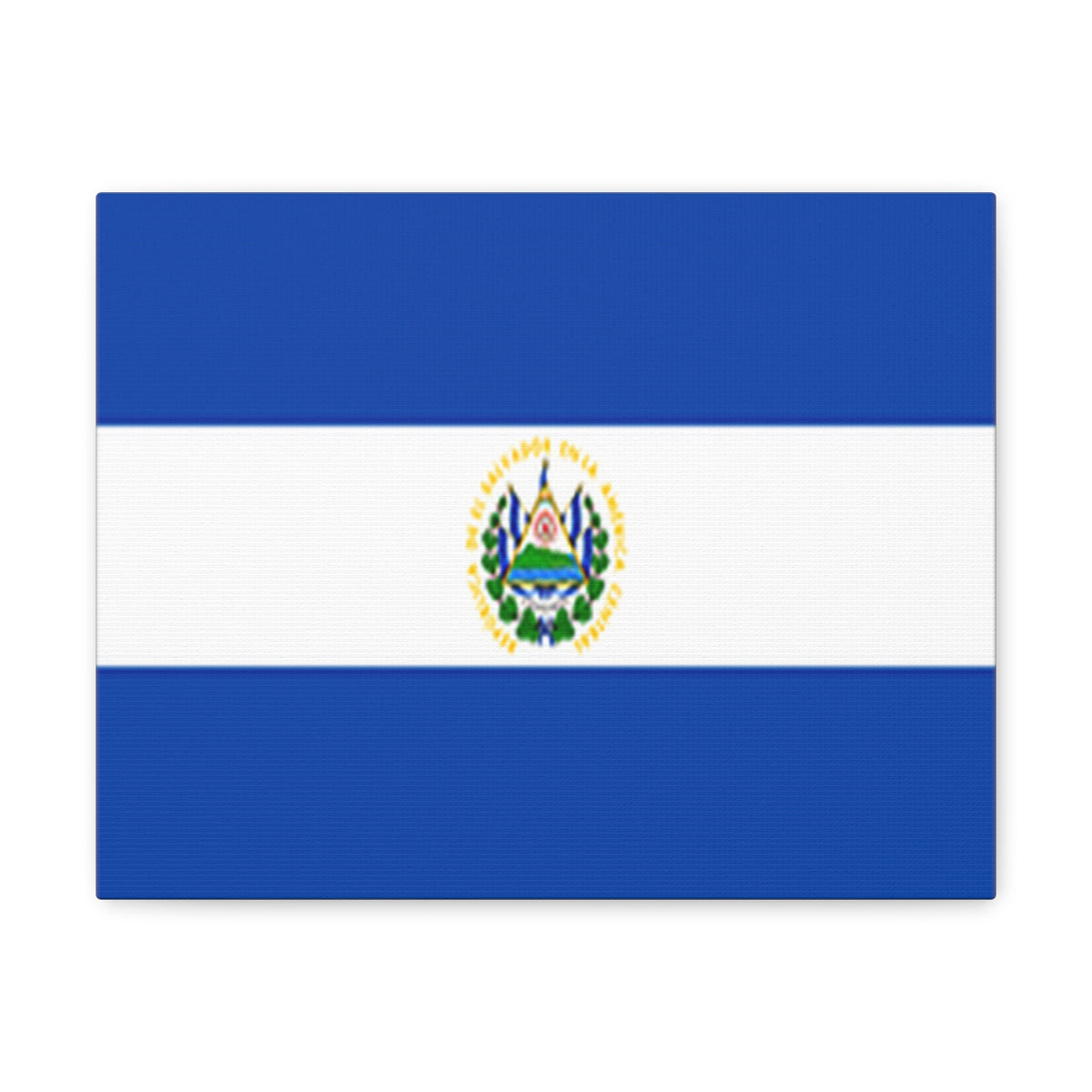 El Salvador Country Flag Canvas Vibrant Wall Art Unframed Home Decor-Express Your Love Gifts
