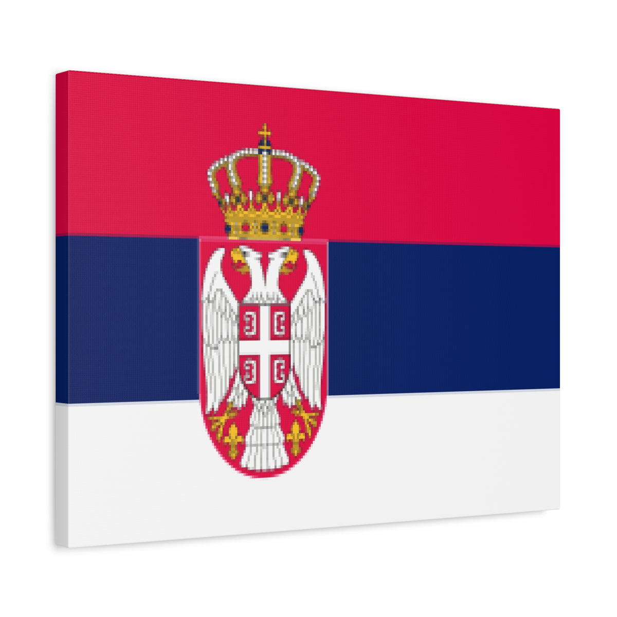 Serbia Country Flag Canvas Vibrant Wall Art Unframed Home Decor-Express Your Love Gifts