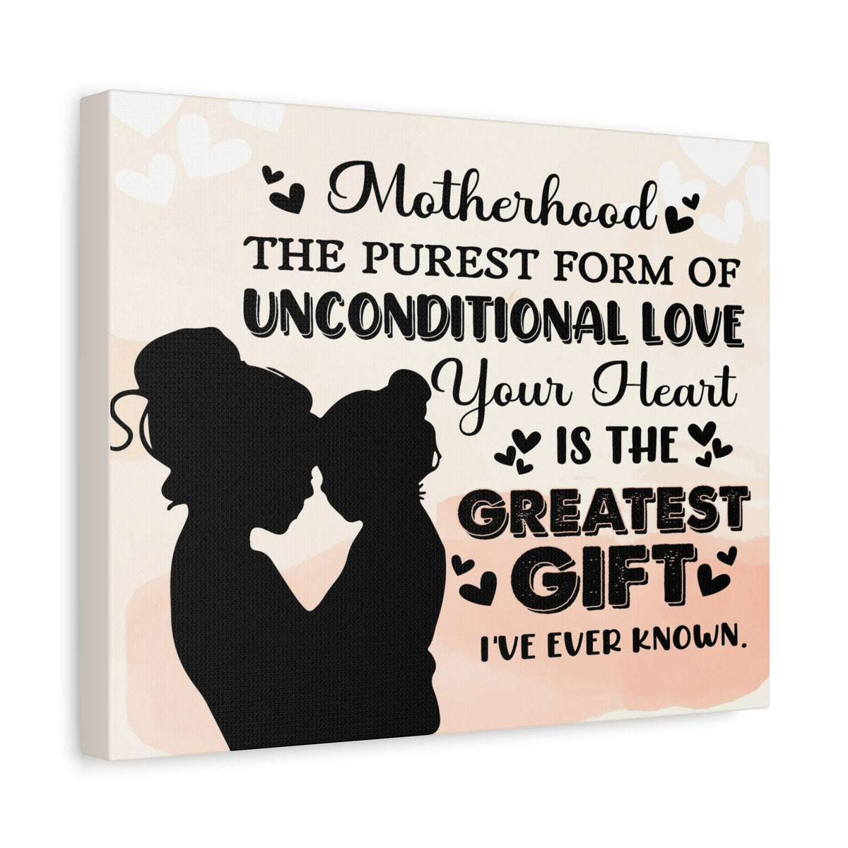 To Mom Greatest Gift Inspirational Quote – Elegant Home Décor-Express Your Love Gifts