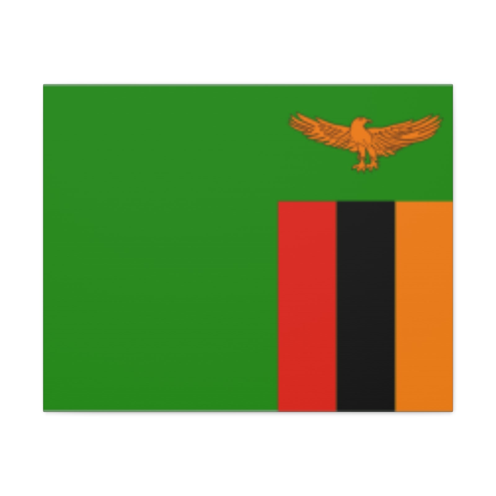 Zambia Country Flag Canvas Vibrant Wall Art Unframed Home Decor-Express Your Love Gifts