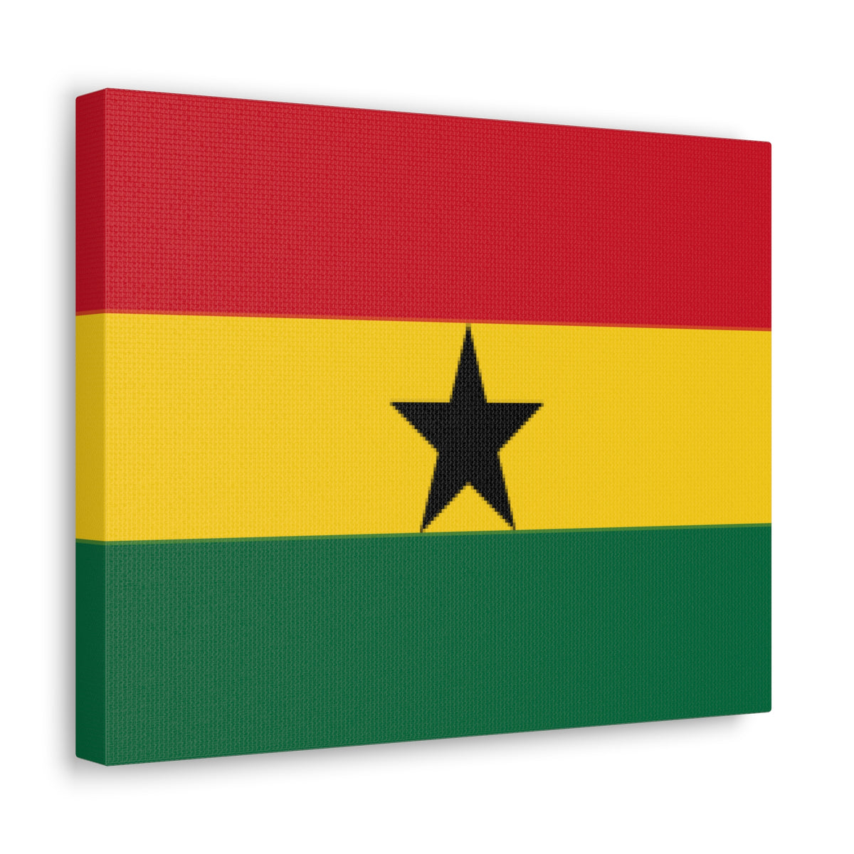 Ghana Country Flag Canvas Vibrant Wall Art Unframed Home Decor-Express Your Love Gifts