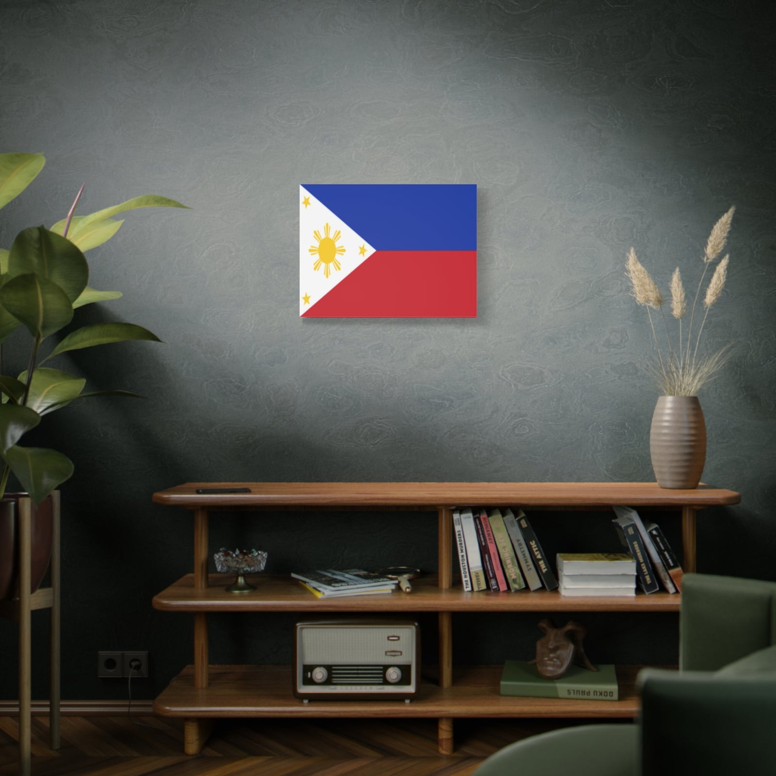 Philippines Country Flag Canvas Vibrant Wall Art Unframed Home Decor-Express Your Love Gifts