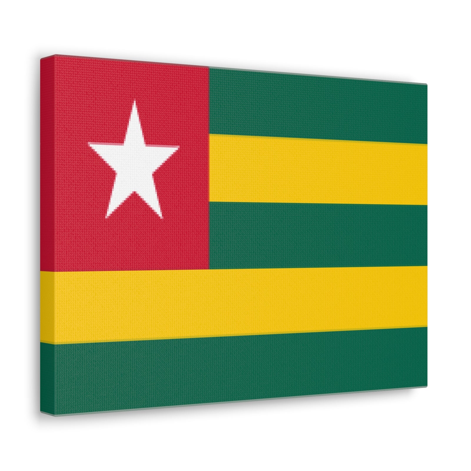 Togo Country Flag Canvas Vibrant Wall Art Unframed Home Decor-Express Your Love Gifts