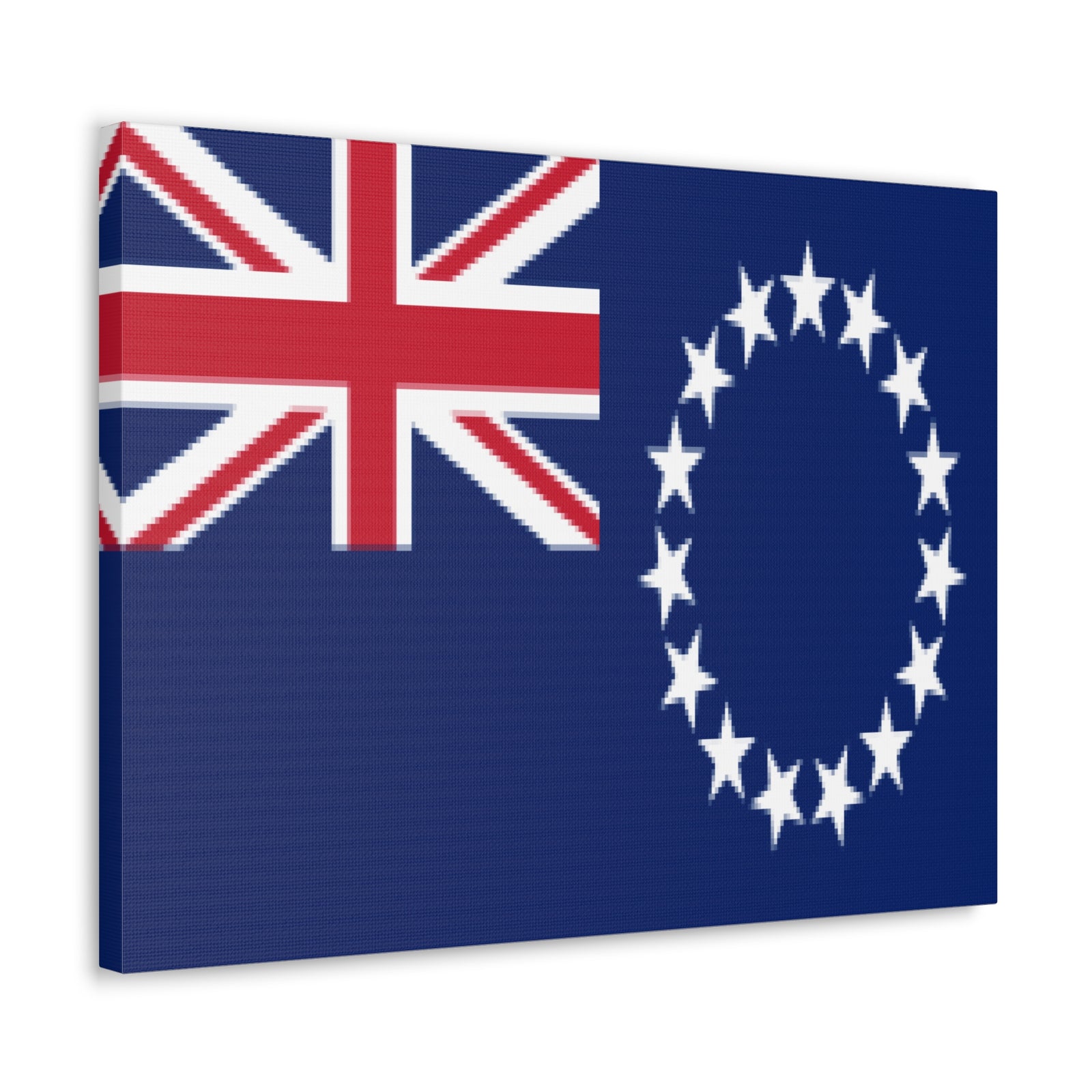 Cook Islands Country Flag Canvas Vibrant Wall Art Unframed Home Decor-Express Your Love Gifts