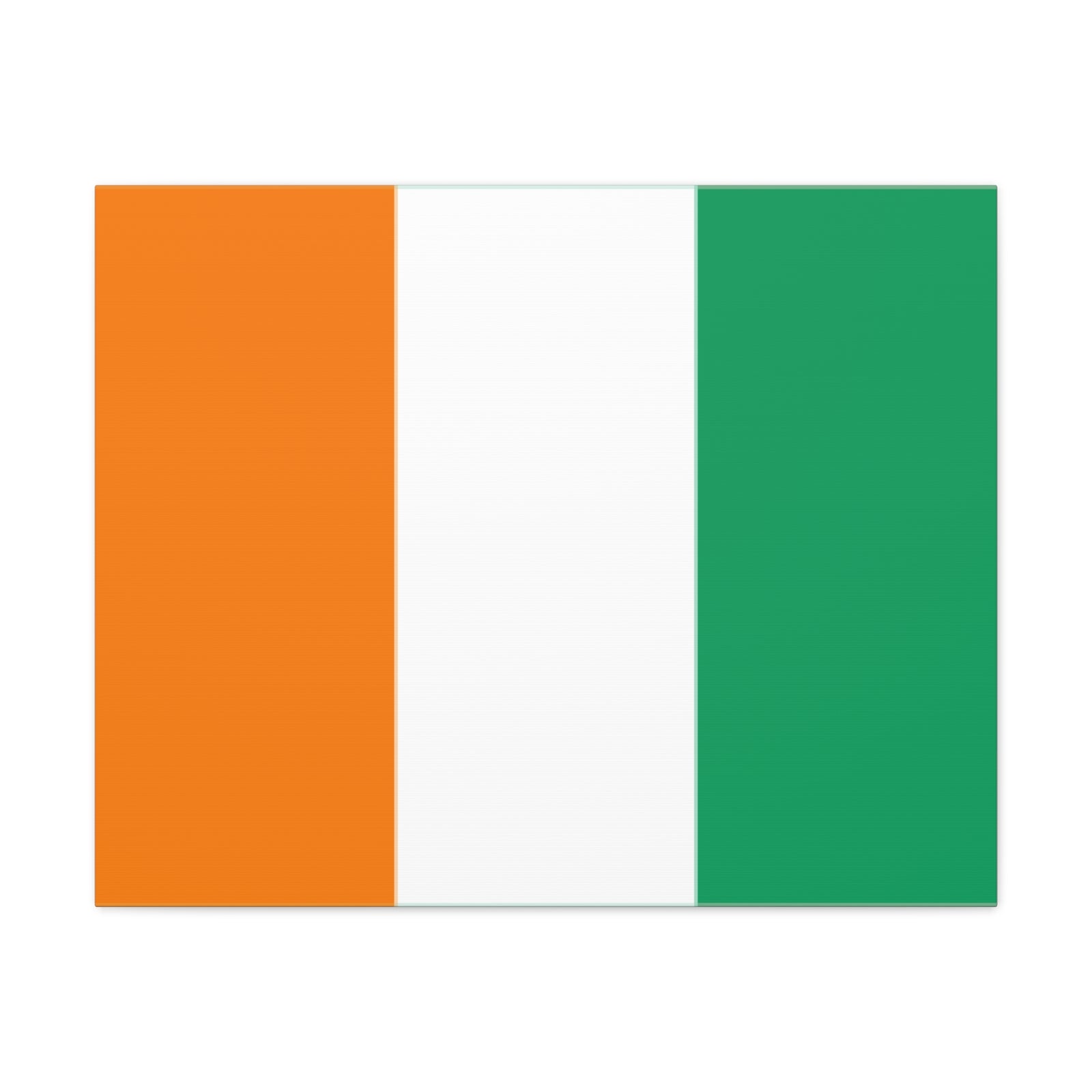 Côte dIvoire Country Flag Canvas Vibrant Wall Art Unframed Home Decor-Express Your Love Gifts