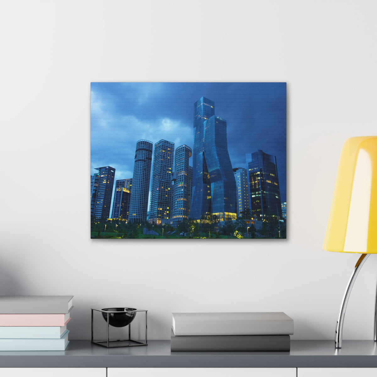 Mexico City Night Skyline Canvas Artwork High-Quality Breathtaking Stunning Cityscape for Home Decor Ready to Hang-Express Your Love Gifts