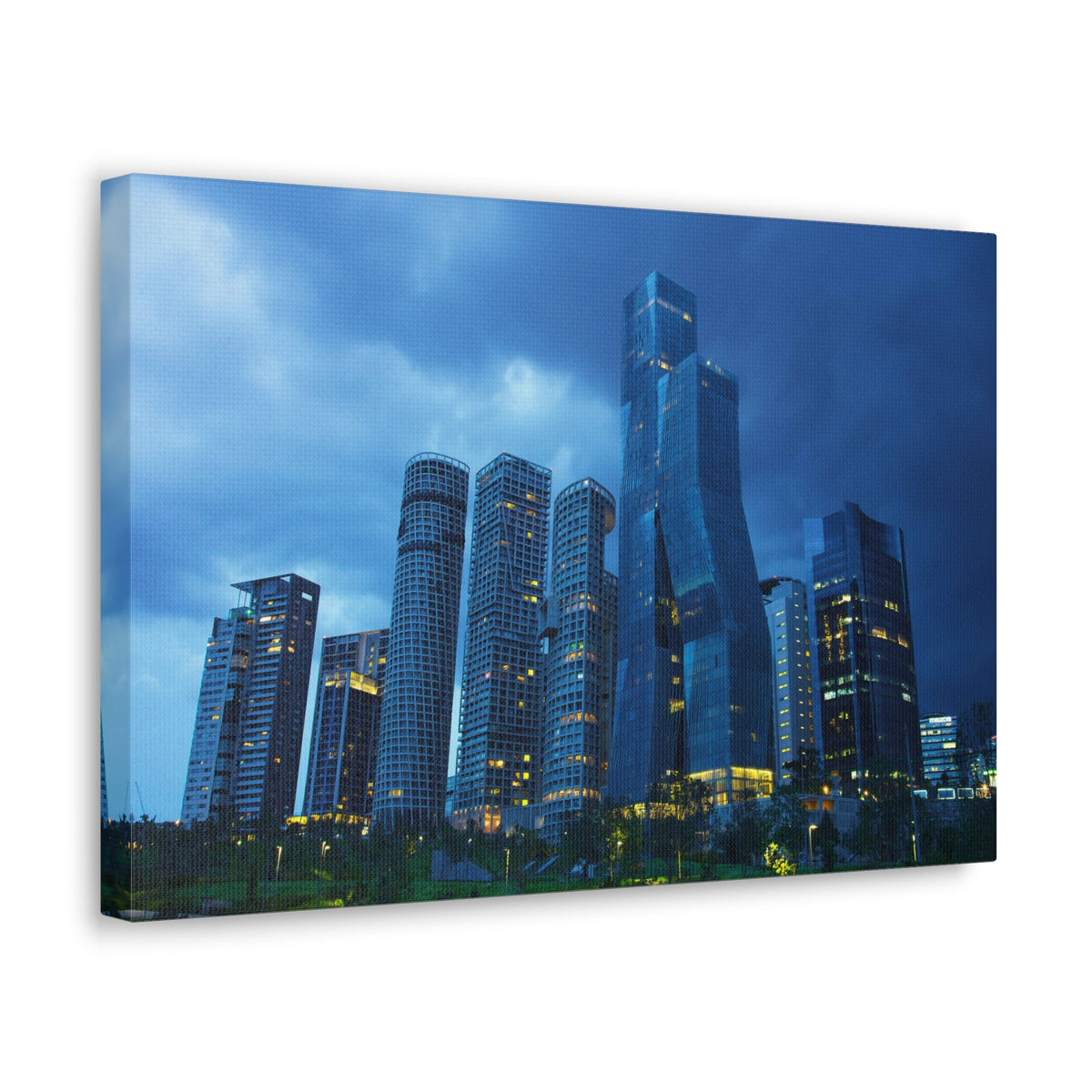 Mexico City Night Skyline Canvas Artwork High-Quality Breathtaking Stunning Cityscape for Home Decor Ready to Hang-Express Your Love Gifts