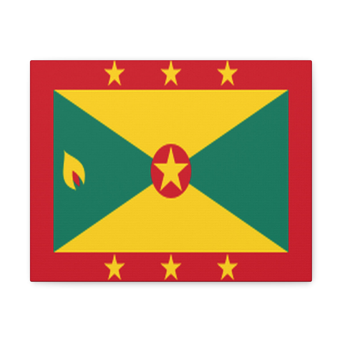 Grenada Country Flag Canvas Vibrant Wall Art Unframed Home Decor-Express Your Love Gifts